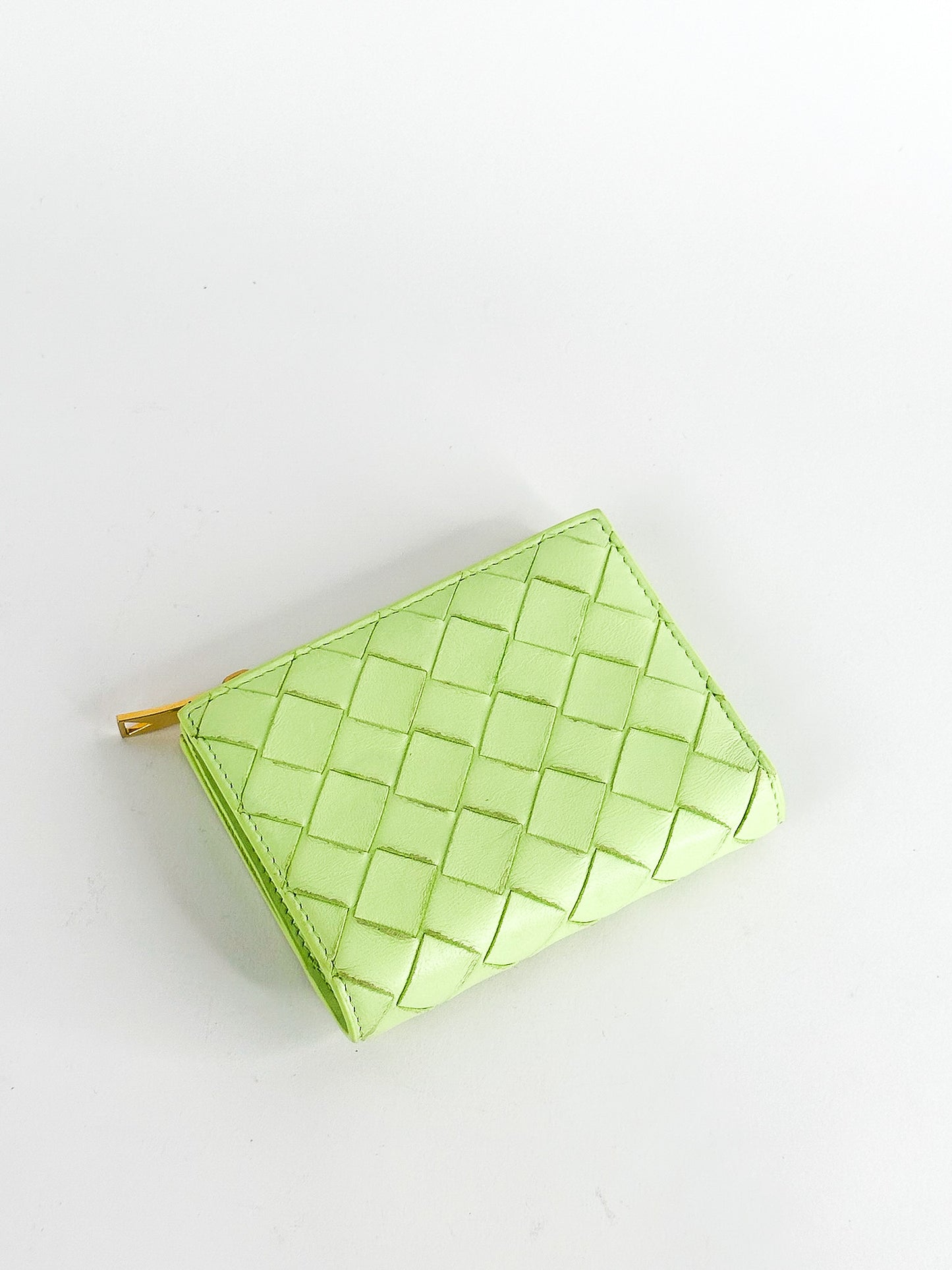 Bottega Veneta Intreccio Bifold Leather Wallet