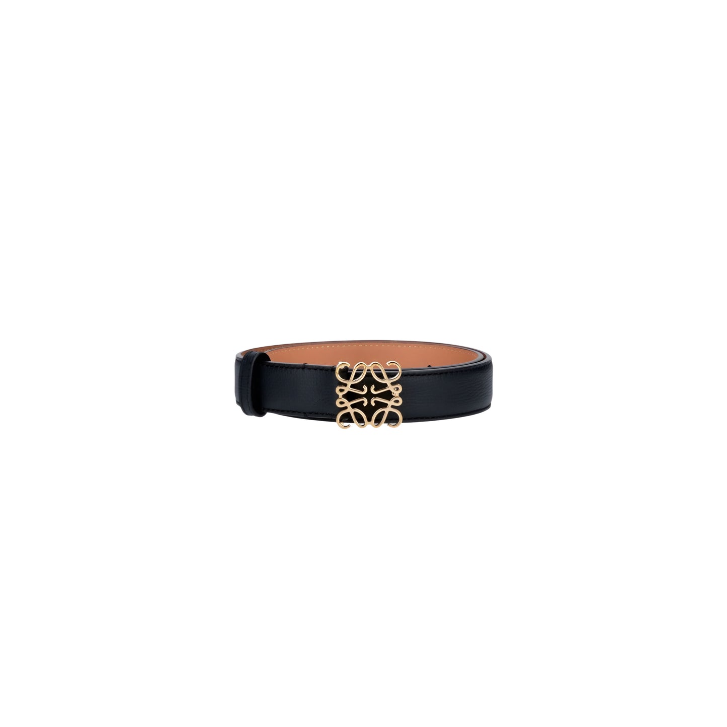 Loewe Anagram Logo Reversible Leather Belt Black/Brown