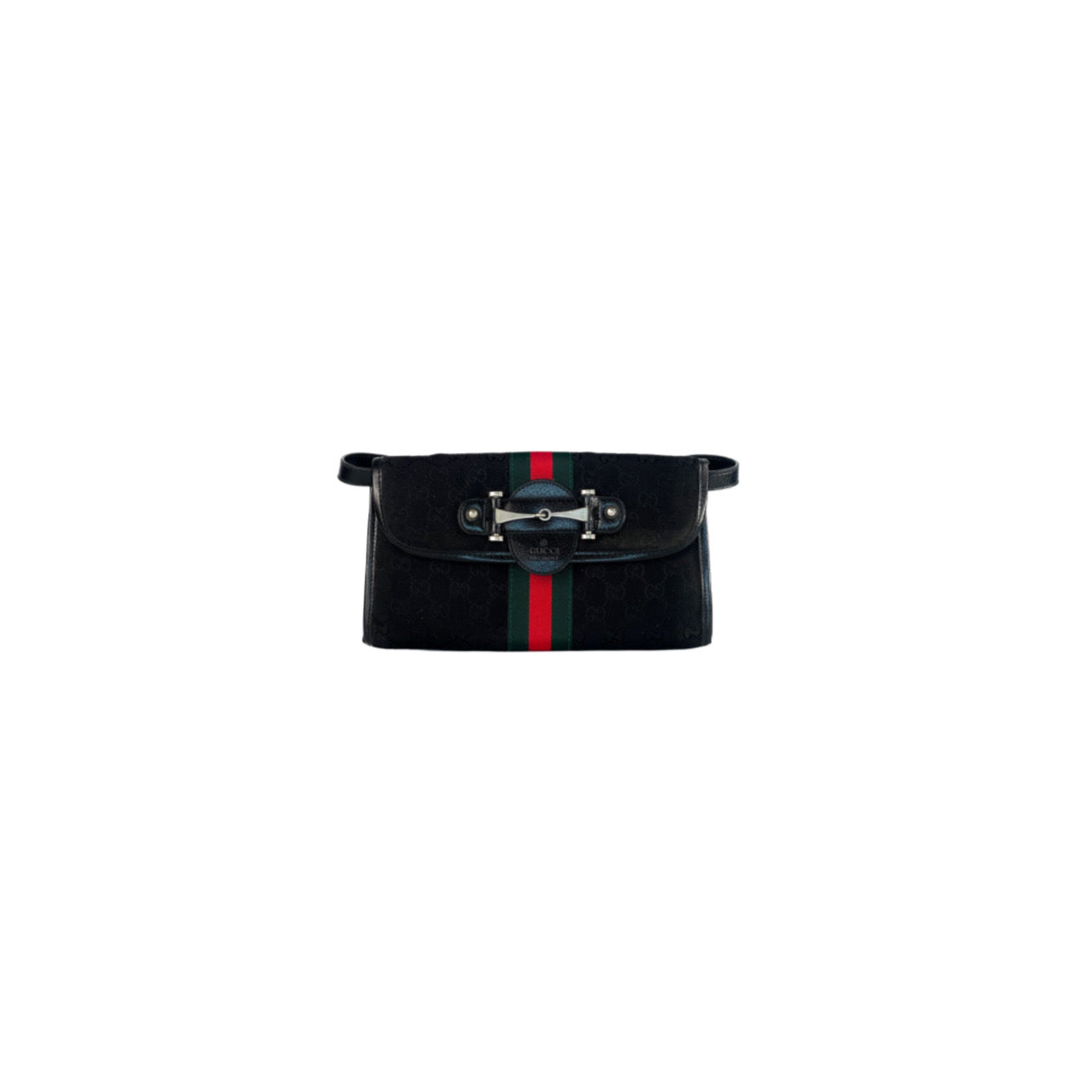 Gucci Vintage Horsebit GG Canvas Web
