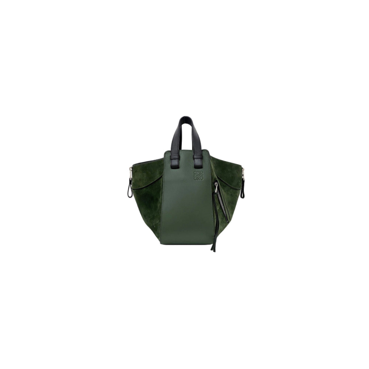 Loewe Hammock Medium Bag in Army
Vintage Khaki & Black