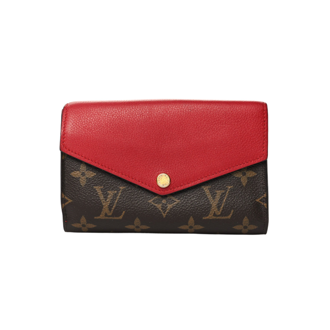 Louis Vuitton Monogram Pallas Compact Wallet Cherry