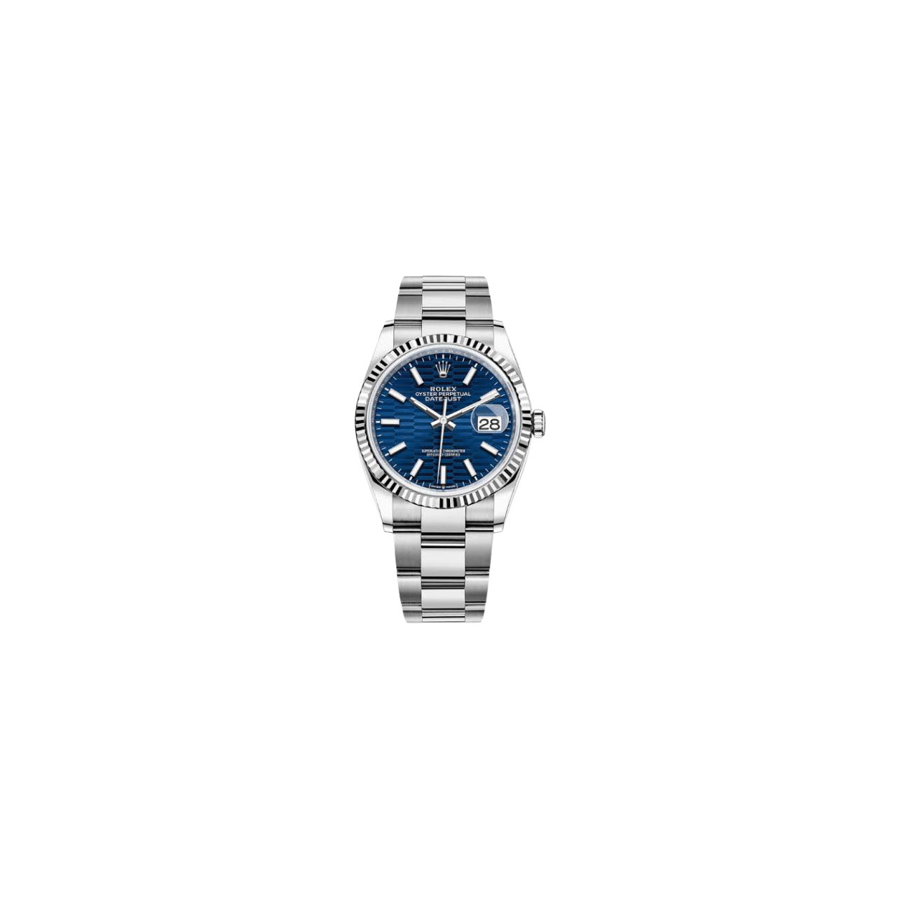 Datejust 36mm Blue Motif Dial Super Jubilee
