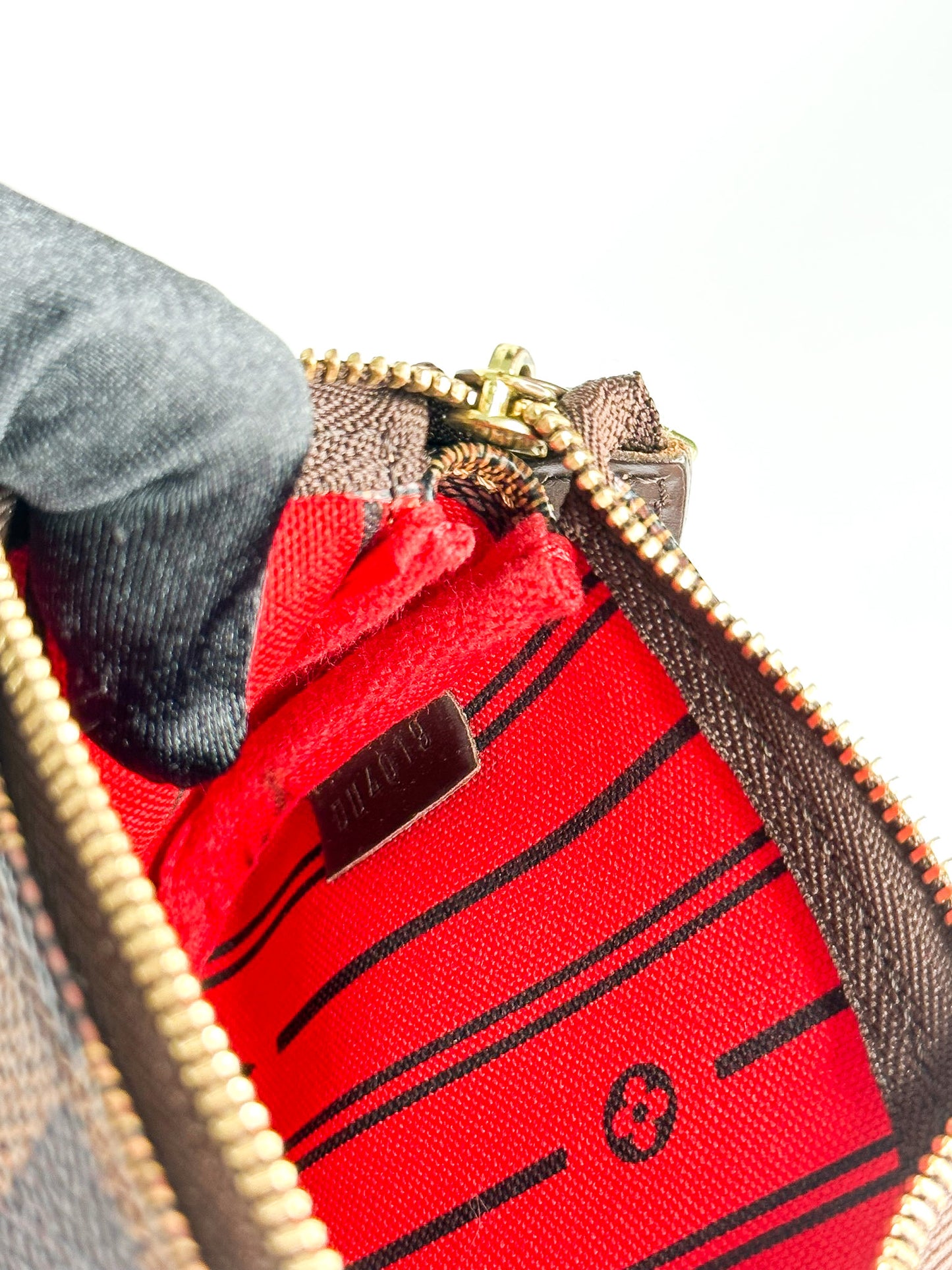 Louis Vuitton Mini Pochette Accessories T&B Damier Canvas Pouch