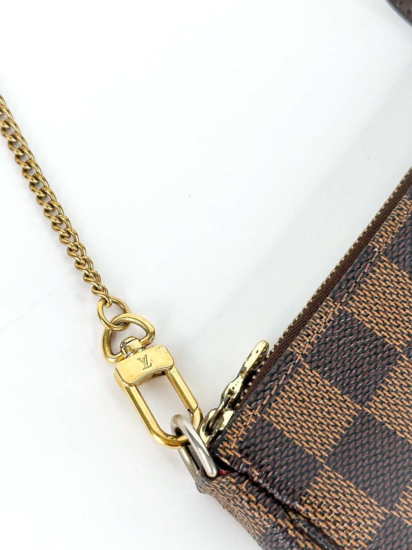 Louis Vuitton Mini Pochette Accessories T&B Damier Canvas Pouch
