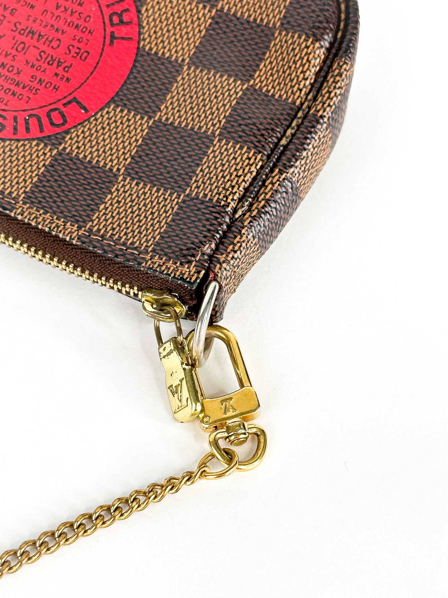 Louis Vuitton Mini Pochette Accessories T&B Damier Canvas Pouch