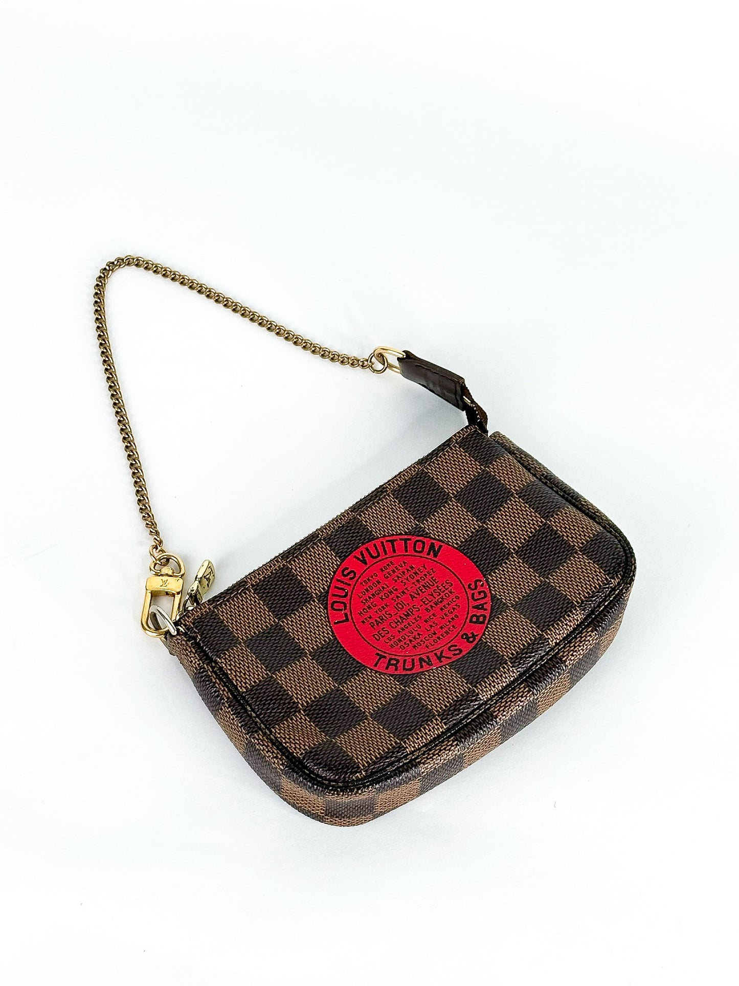 Louis Vuitton Mini Pochette Accessories T&B Damier Canvas Pouch