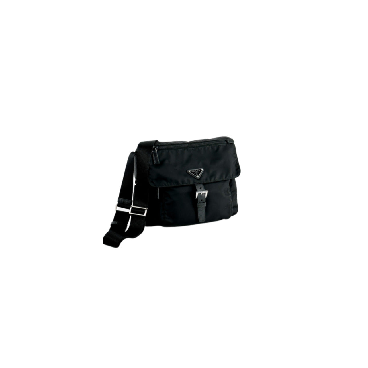 Prada Black Tessuto Messenger Bag