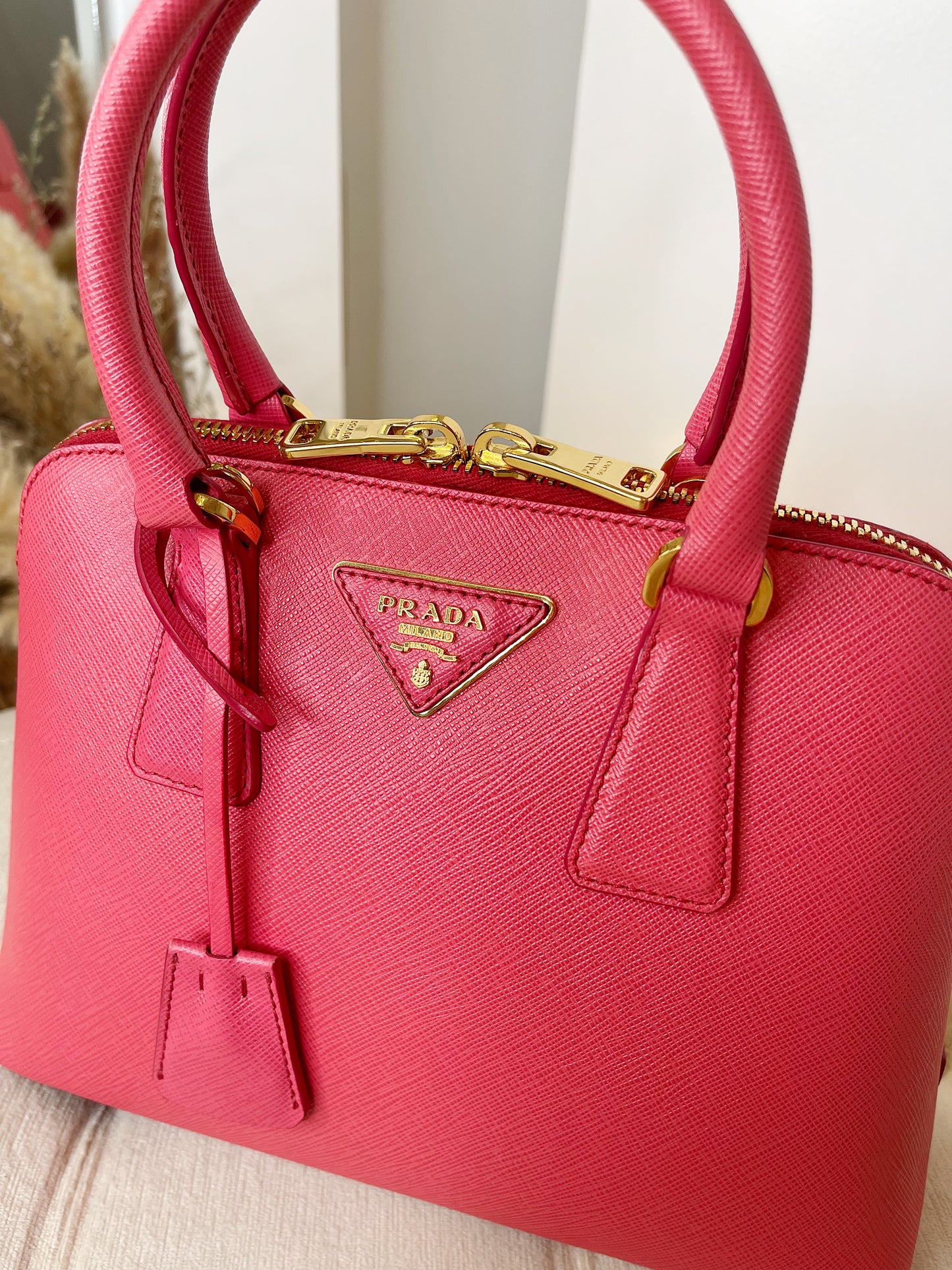 Prada Promenade Saffiano Leather Bag