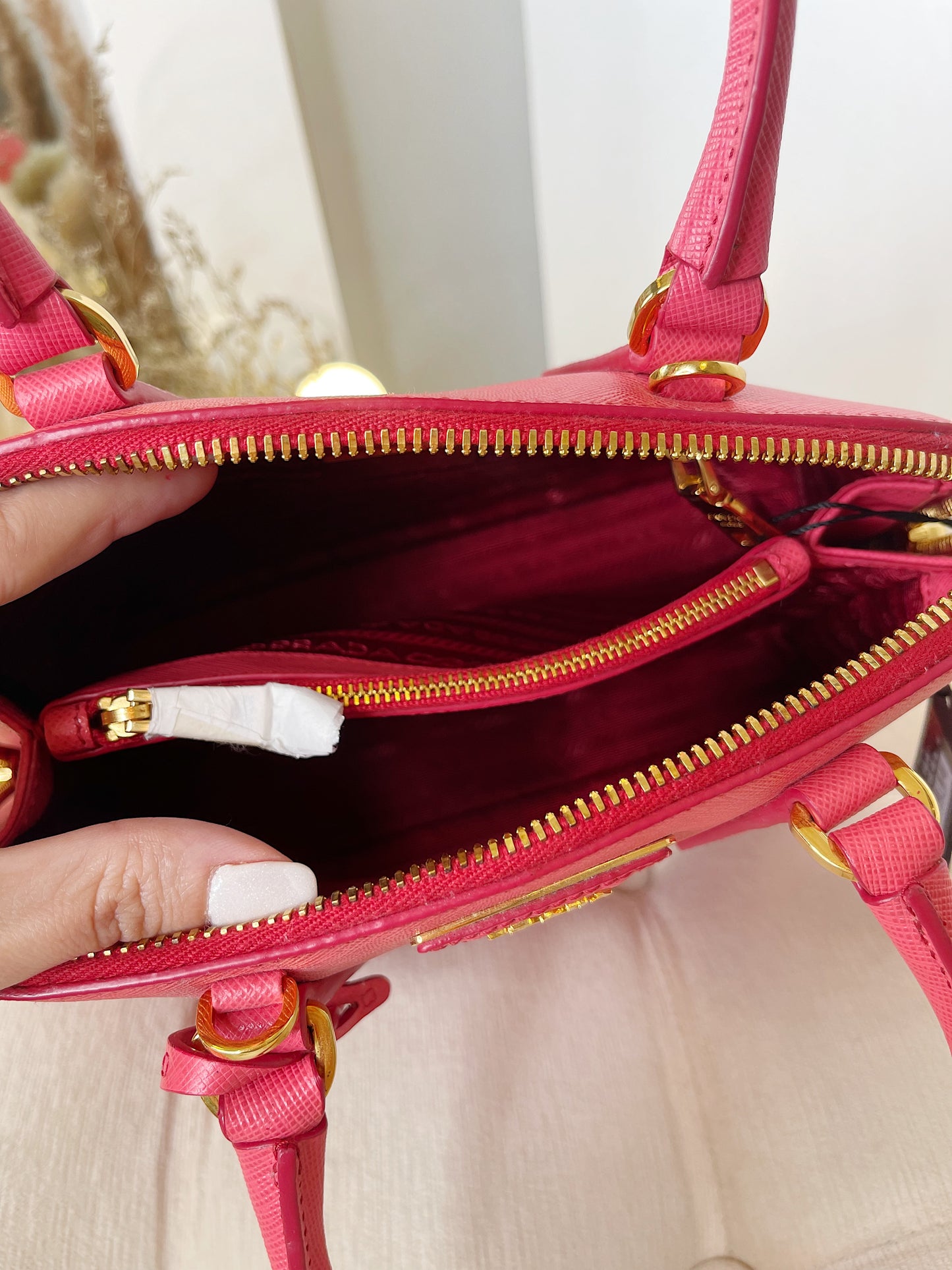 Prada Promenade Saffiano Leather Bag