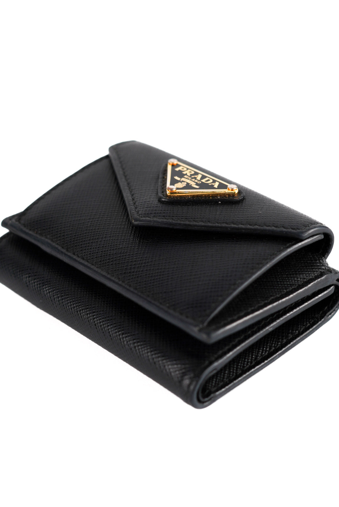Prada Saffiano Prada Tri-fold Wallet