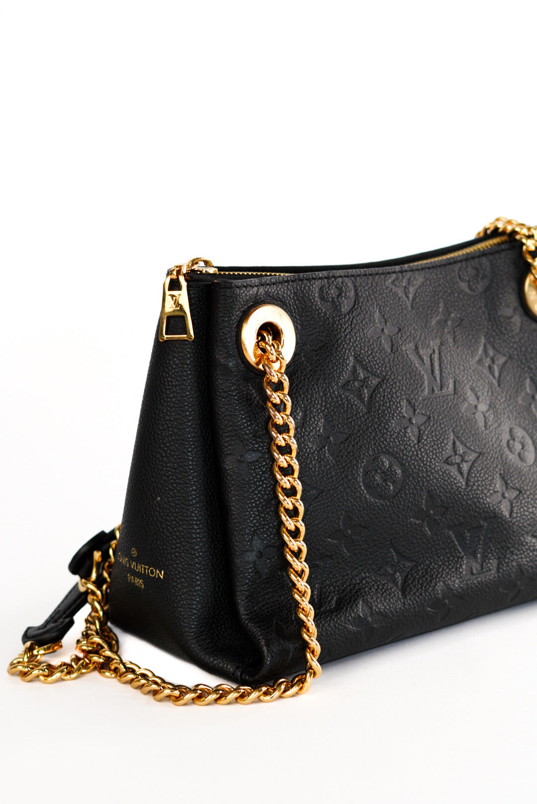 Louis Vuitton Black Monogram Empreinte Leather Surene BB Bag