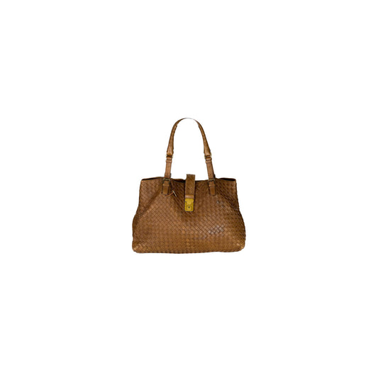 Bottega Veneta Tan Intrecciato Leather Roma Tote