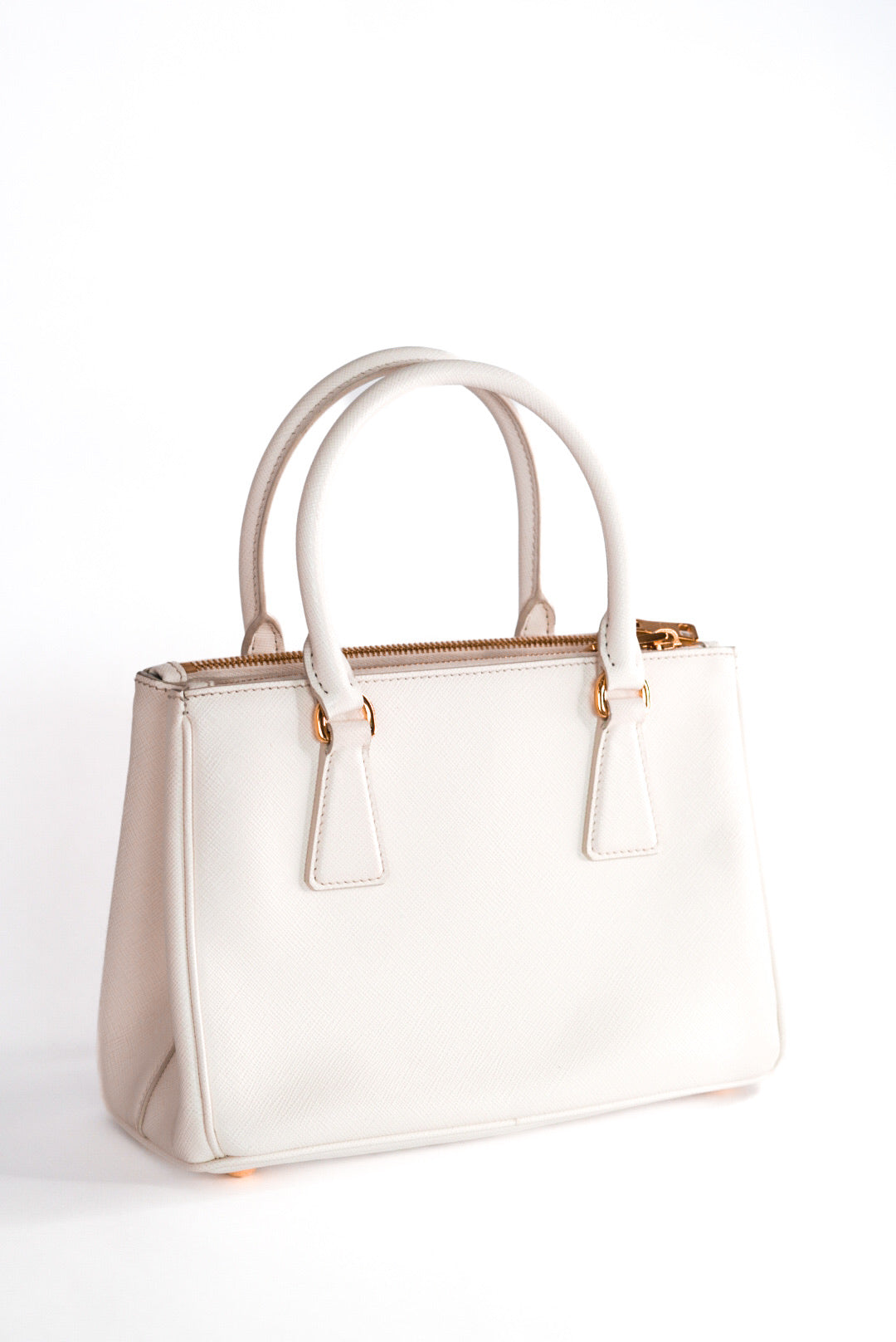 Prada Small Saffiano Galleria White