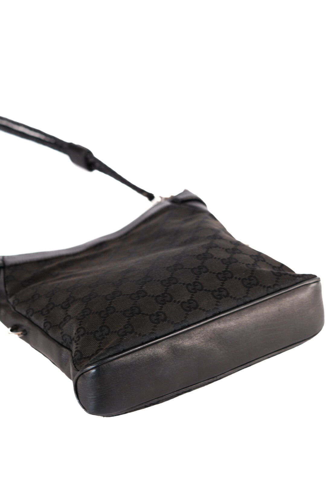 Gucci GG Nylon Flat Messenger Bag