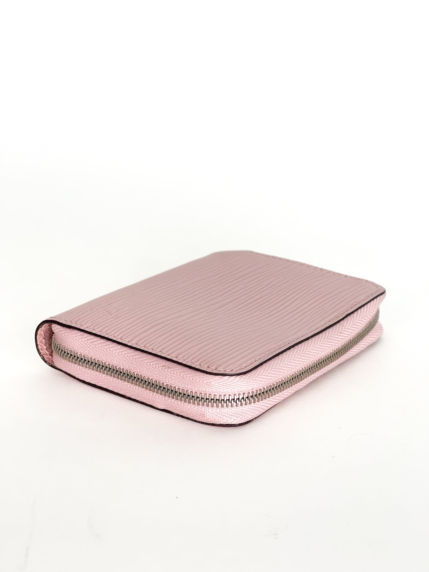 Louis Vuitton Rose Nacre Epi Leather Zippy Compact Wallet