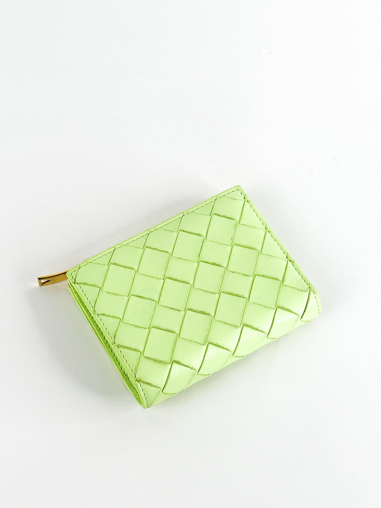 Bottega Veneta Intreccio Bifold Leather Wallet