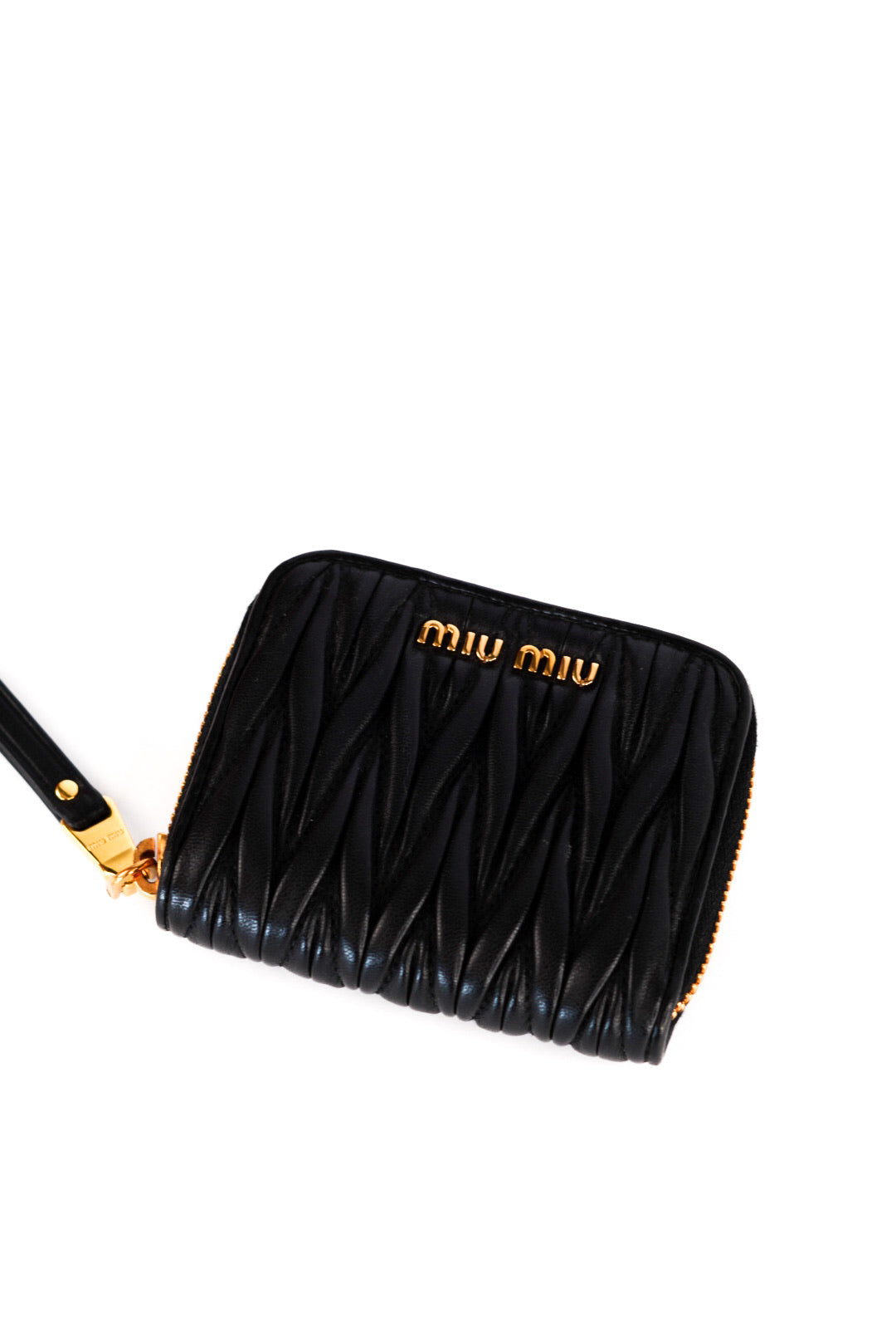 Miu Miu Matelasse Coin Purse In Nappa Leather