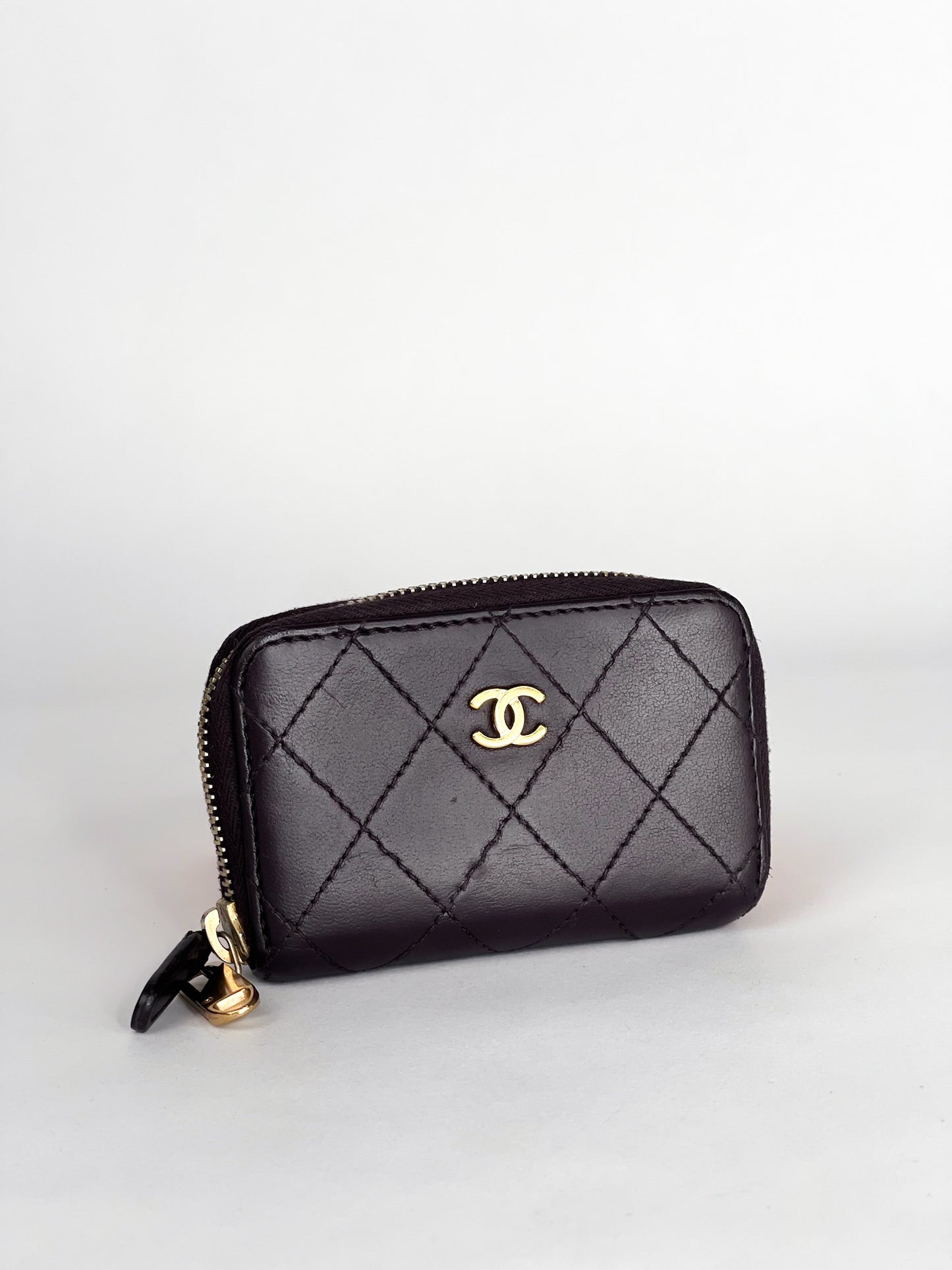 Chanel Zip Coin Purse / Card Holder