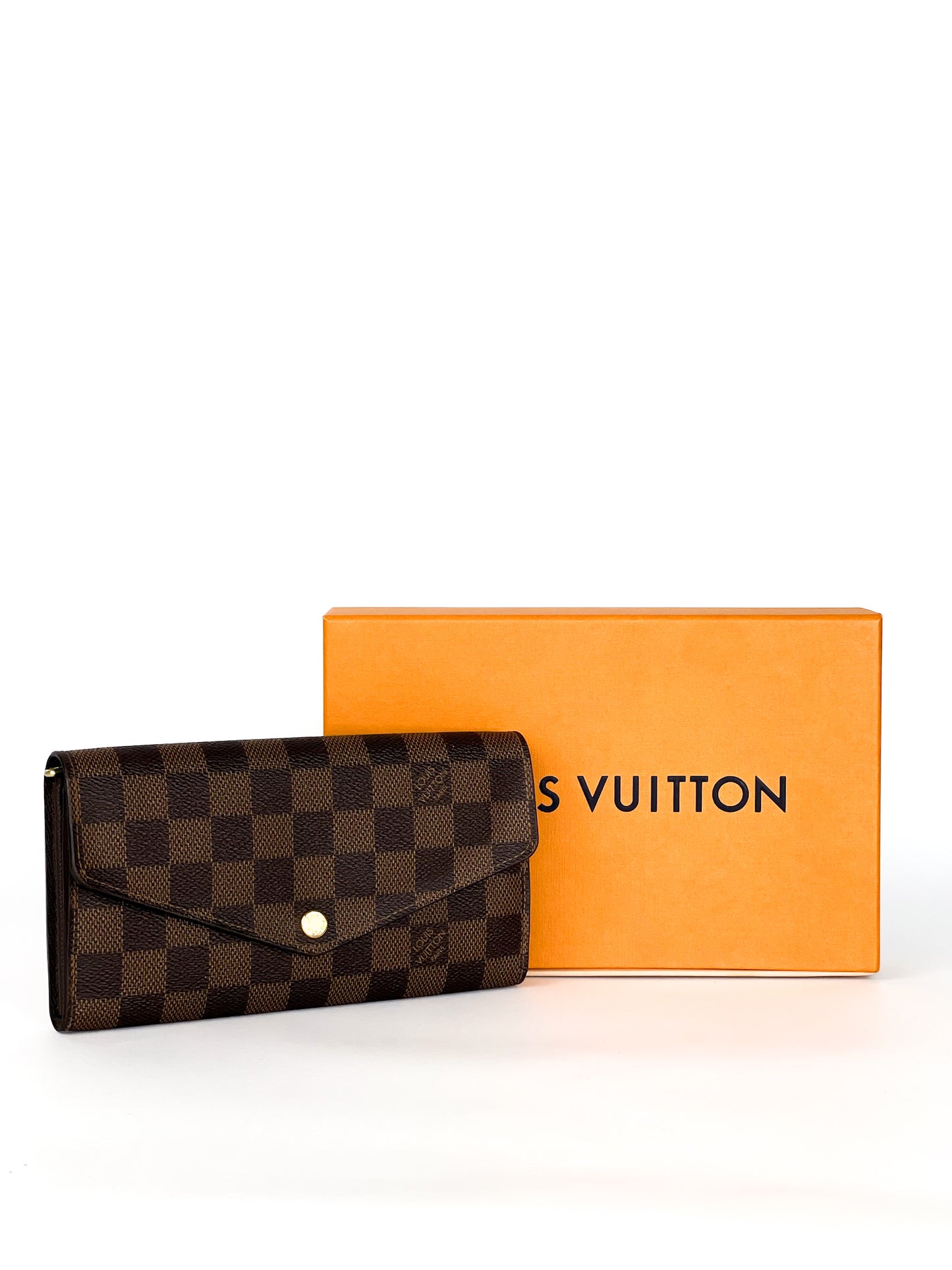 Louis Vuitton Damier Portefeuille Sarah Long Wallet