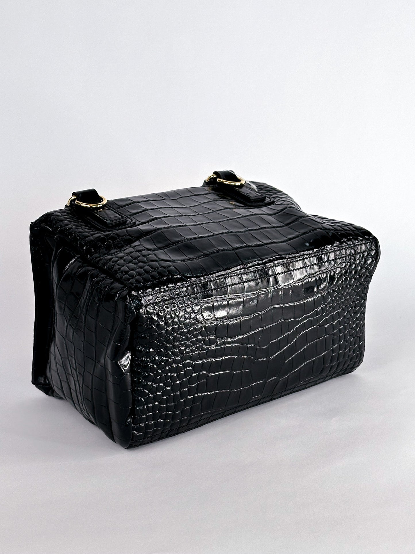 Givenchy Pandora Small Croc Embossed Bag