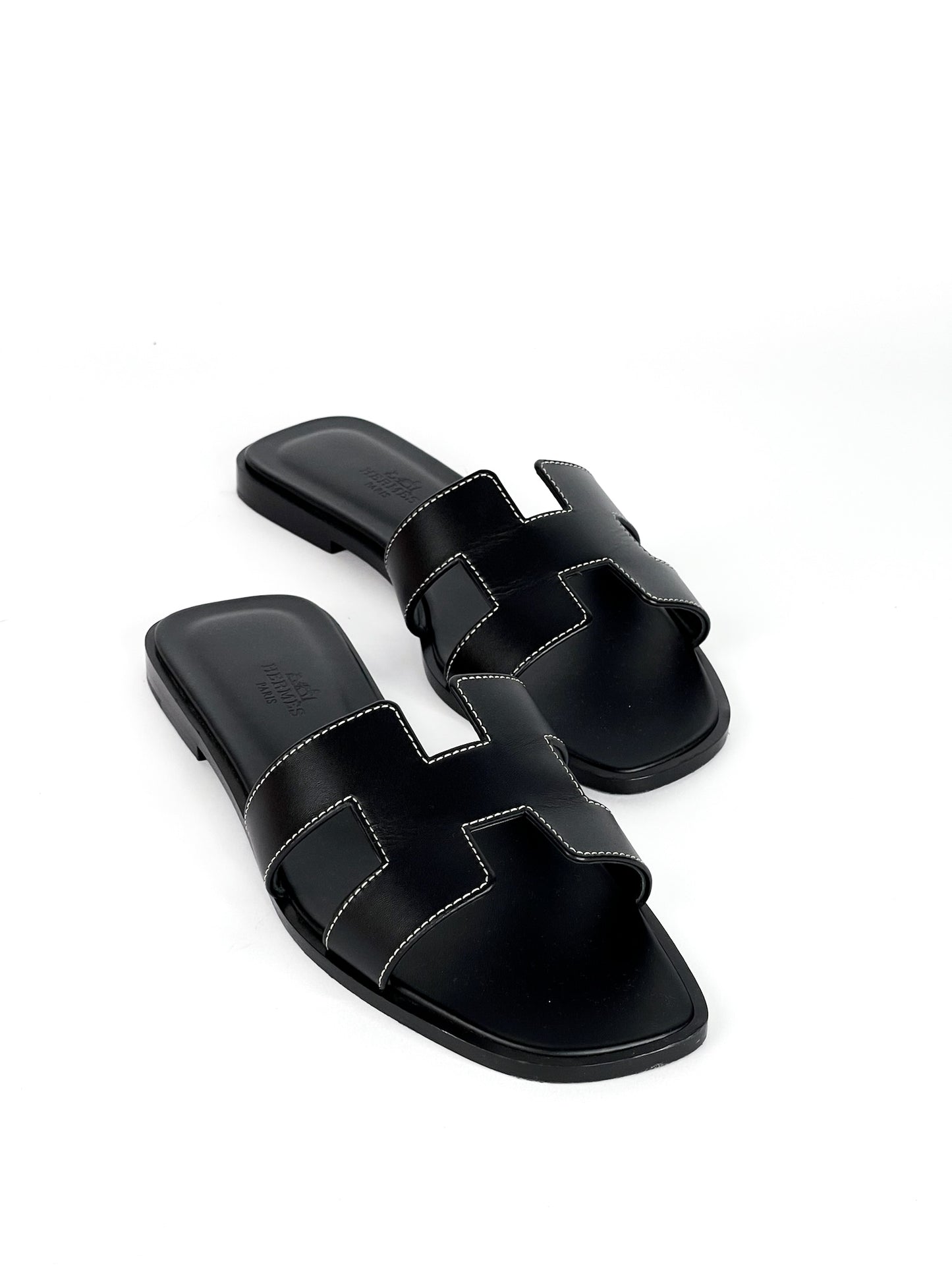 Hermes Oran Sandals Size 37