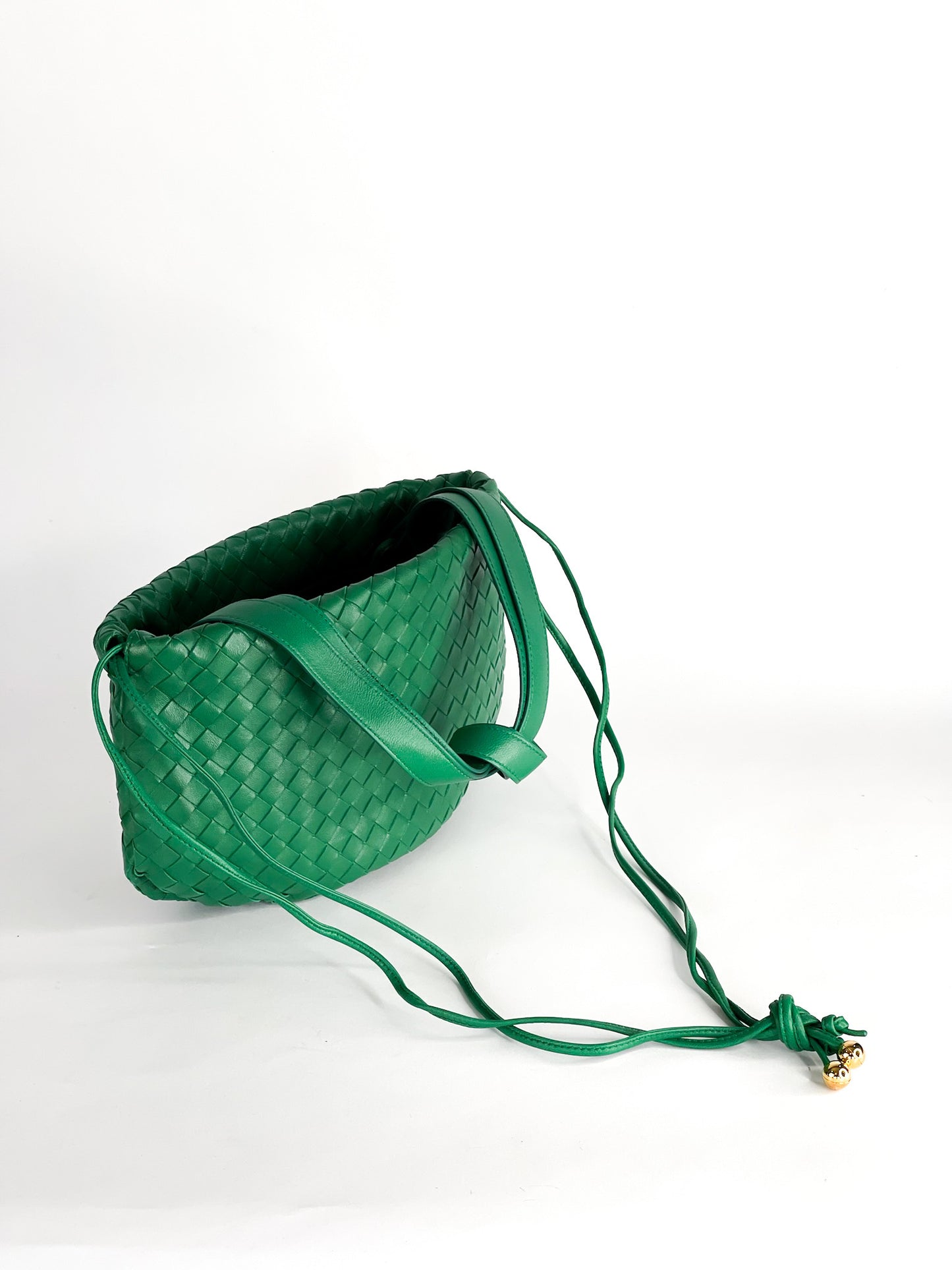 Bottega Veneta Intrecciato Bulb Small Bag Green