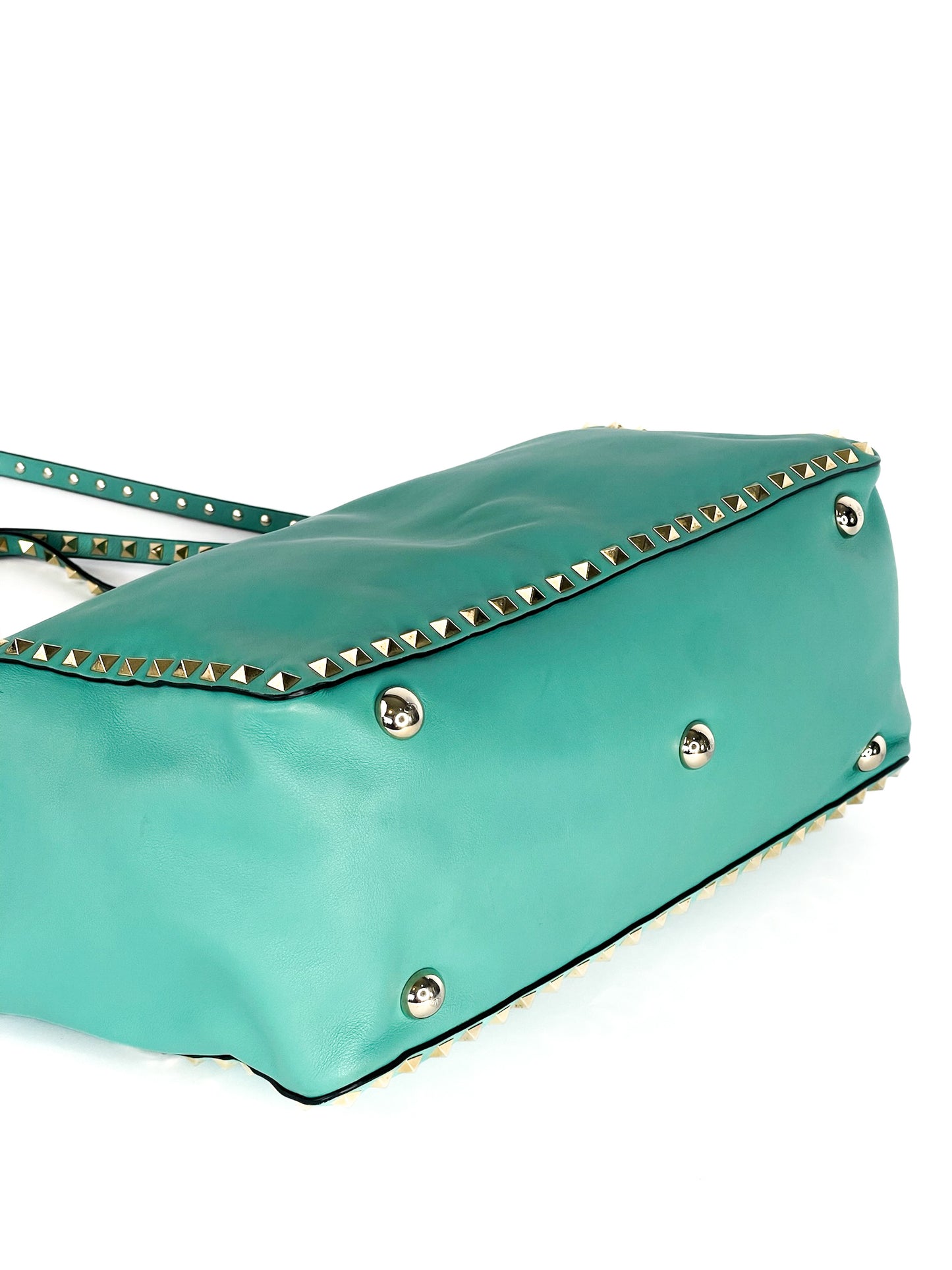 Valentino Garavani Vitello Rockstud Tote Colibri