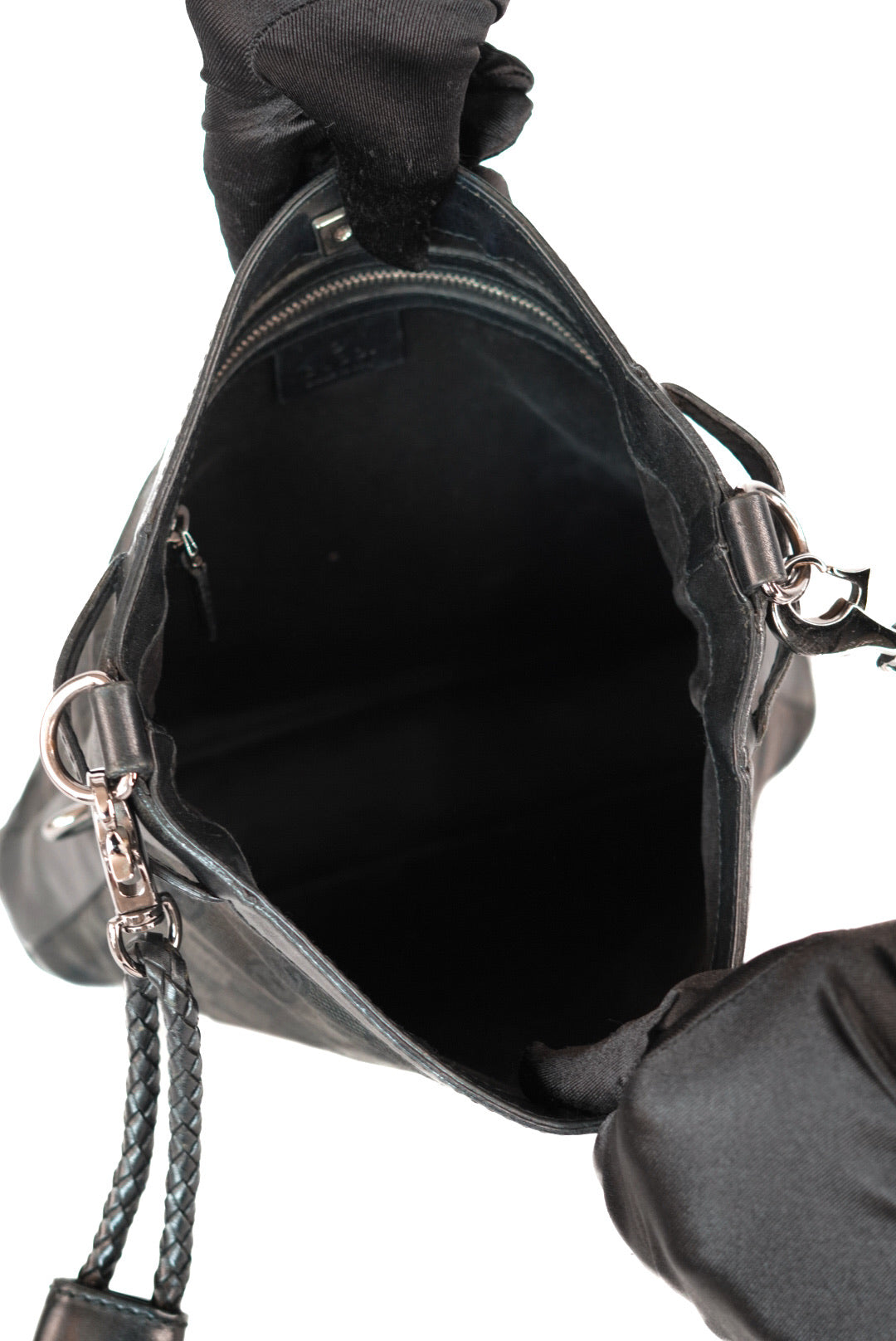 Gucci GG Nylon Flat Messenger Bag