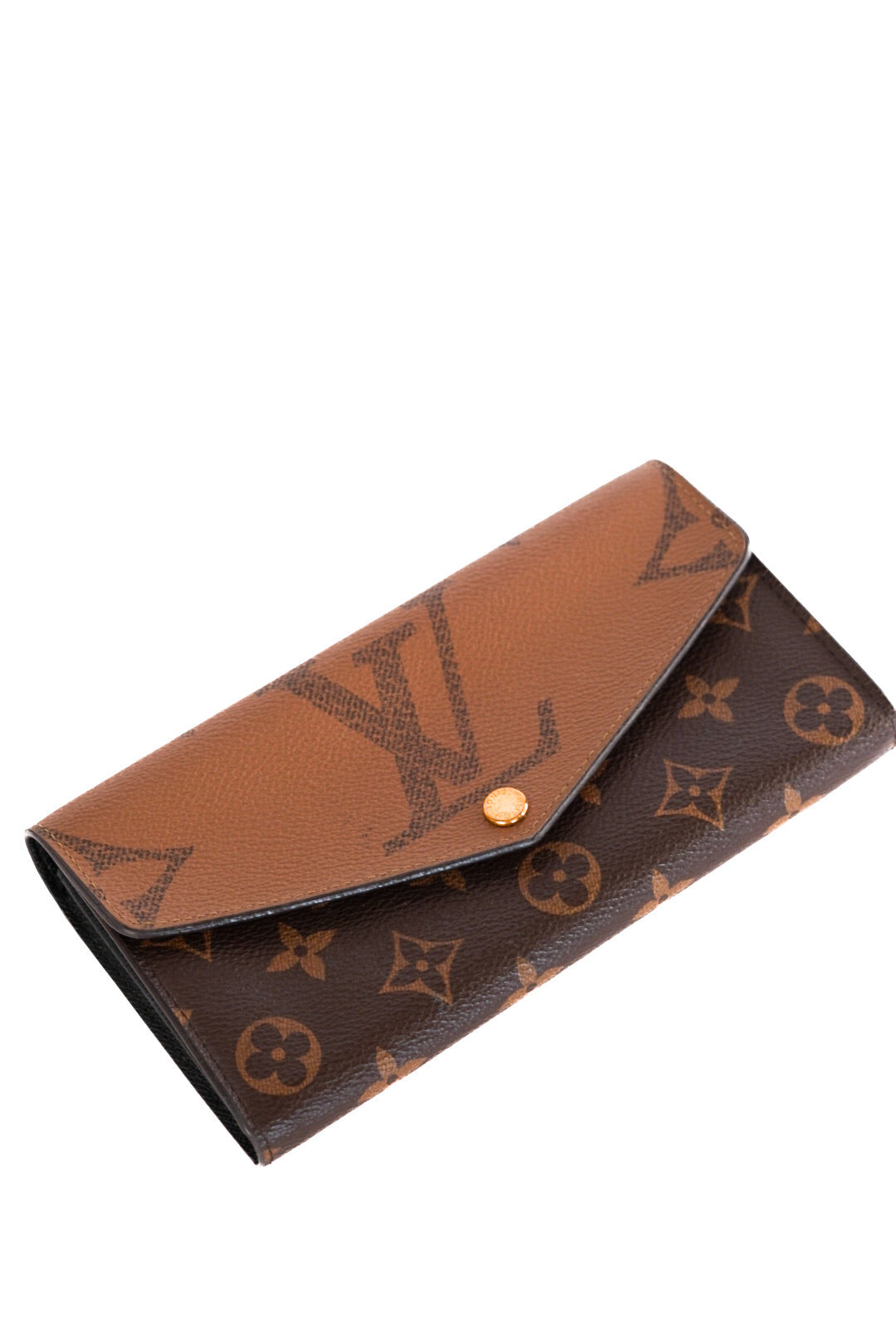 Louis Vuitton Monogram Sarah Reverse Long Wallet