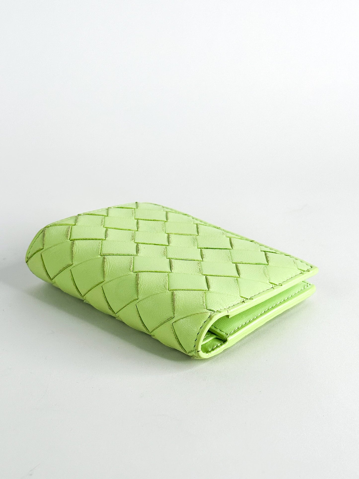 Bottega Veneta Intreccio Bifold Leather Wallet
