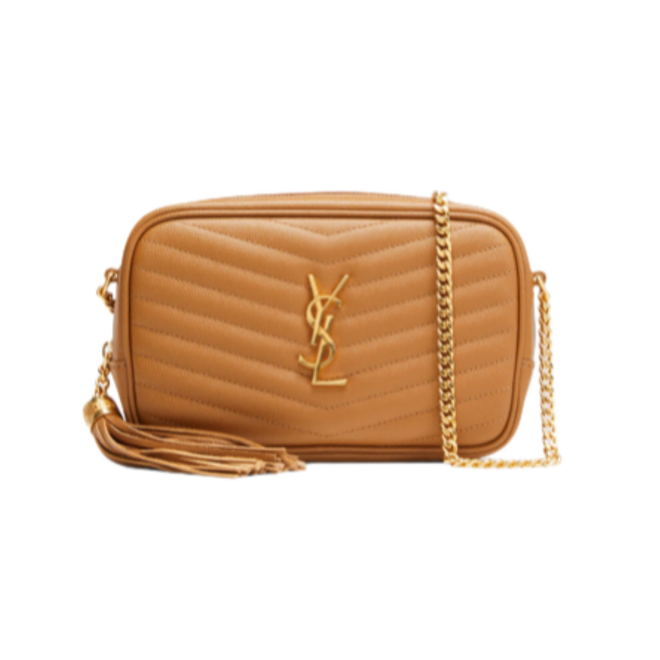 Saint Laurent Grain De Poudre Matelasse Monogram Mini Lou Camera Bag