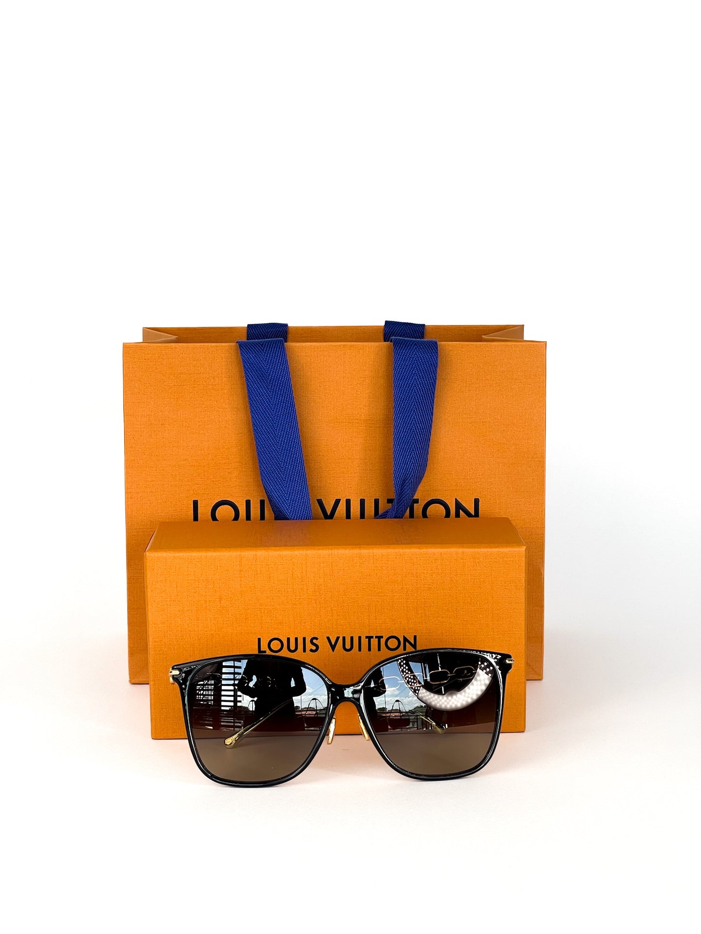 Louis Vuitton My LV Chain Two Classique Square Sunglasses