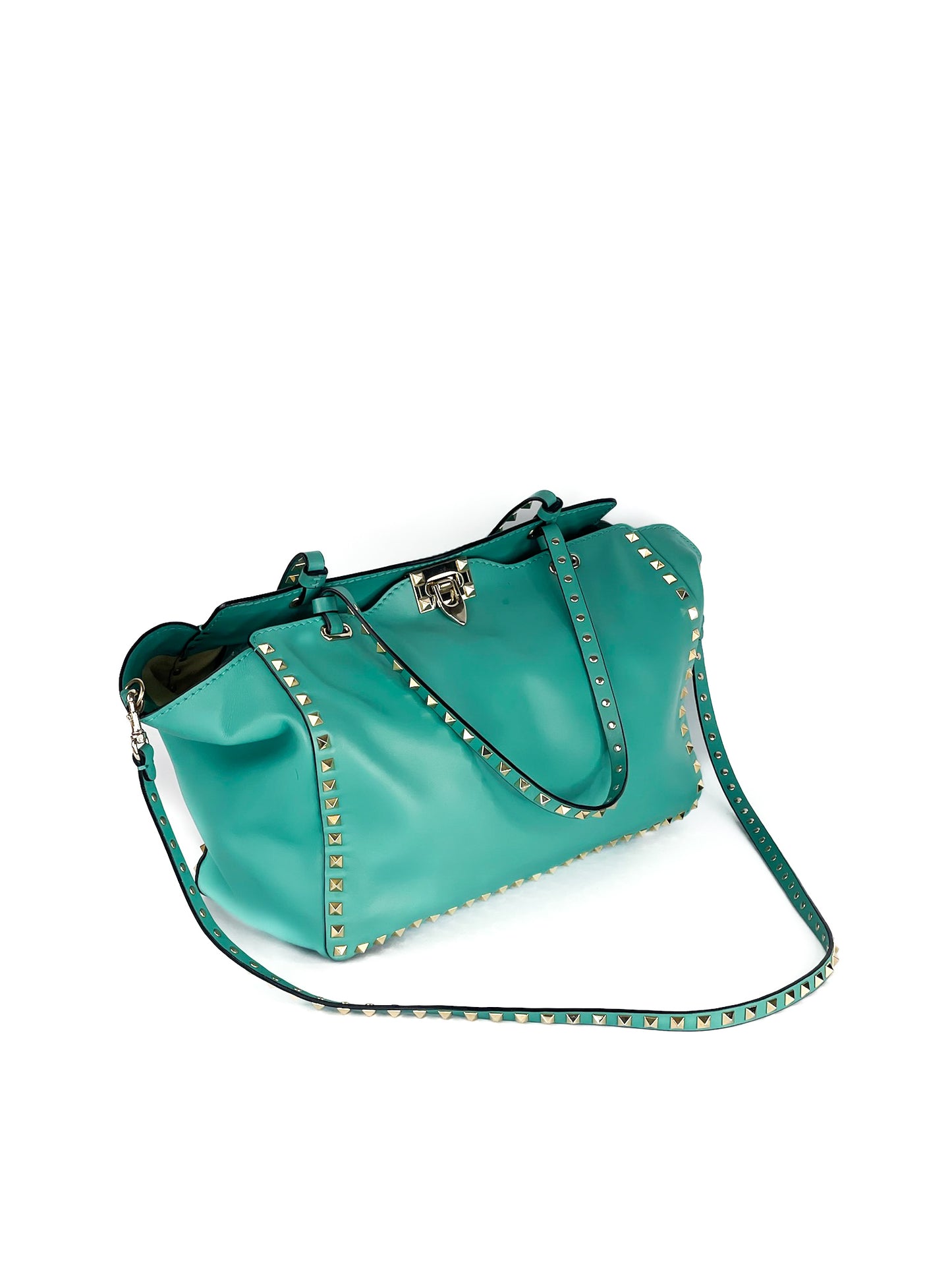 Valentino Garavani Vitello Rockstud Tote Colibri