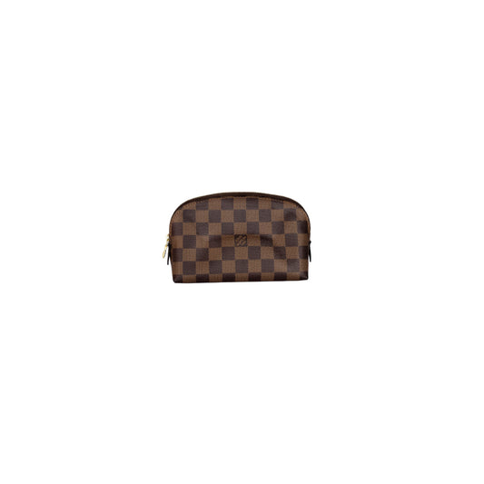 Louis Vuitton Cosmetic Pouch PM Damier Ebene Canvas