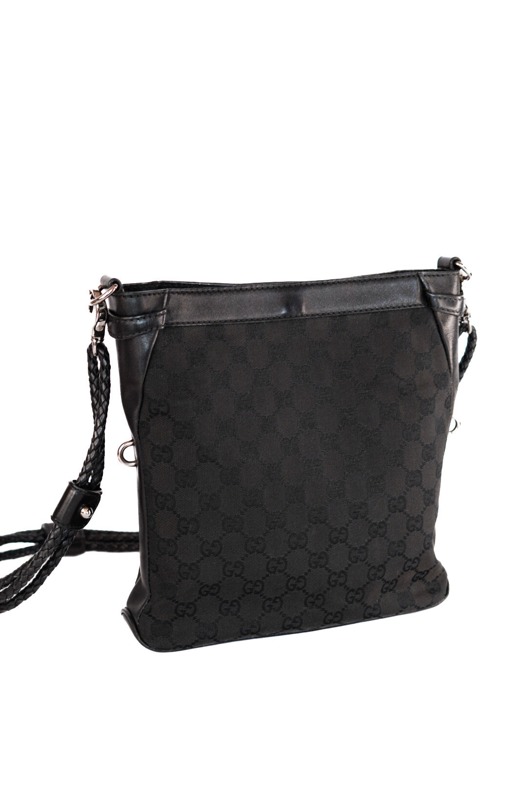 Gucci GG Nylon Flat Messenger Bag