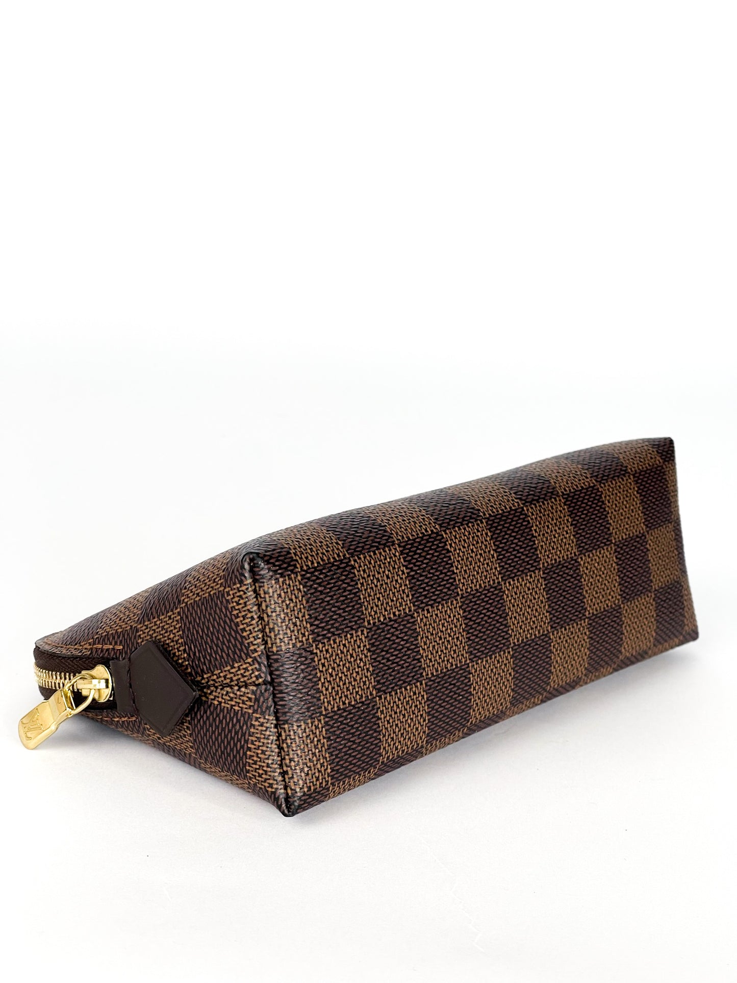 Louis Vuitton Cosmetic Pouch PM Damier Ebene Canvas