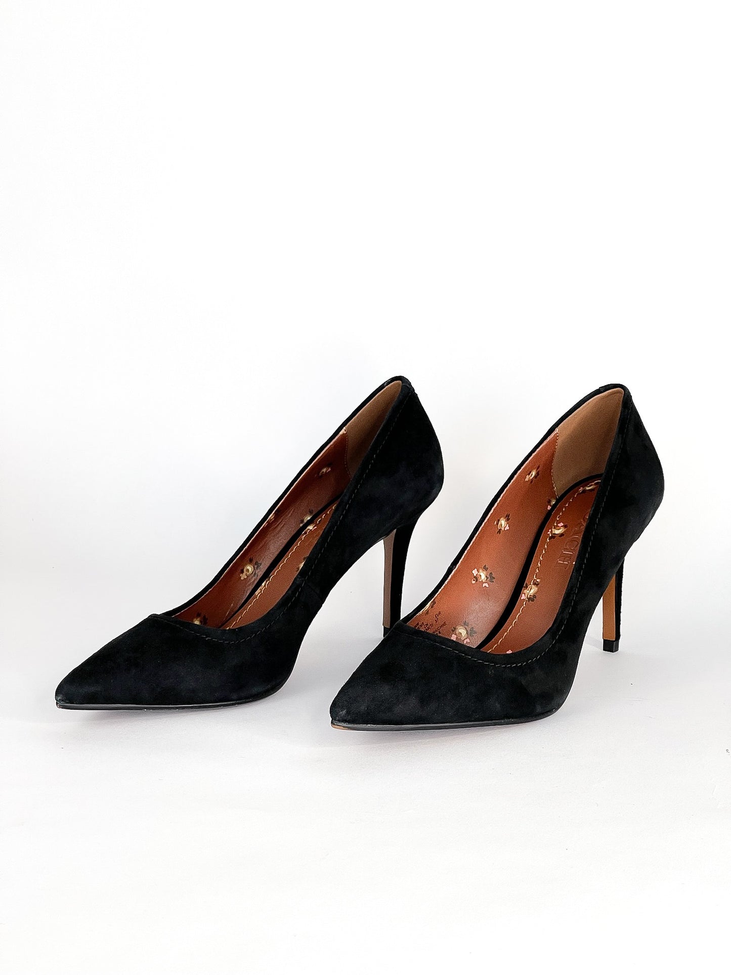 Coach Suede Heels Size 6.5