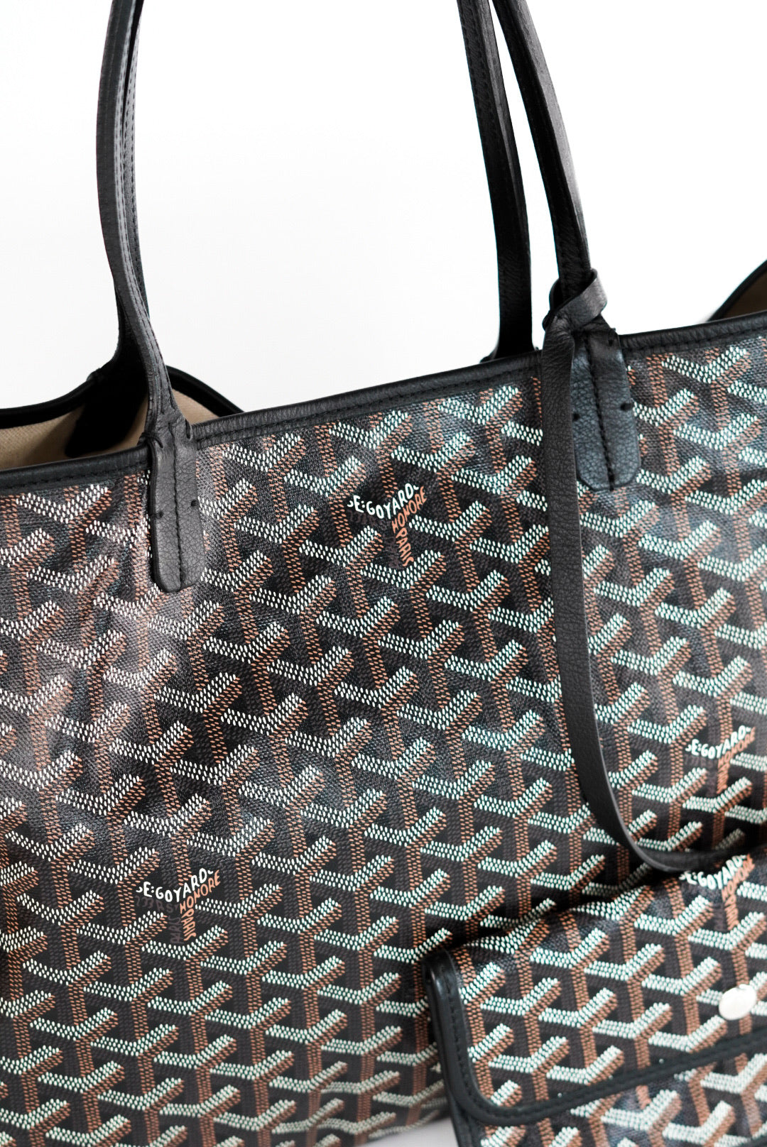 Goyard Goyardine Saint Louis PM Black