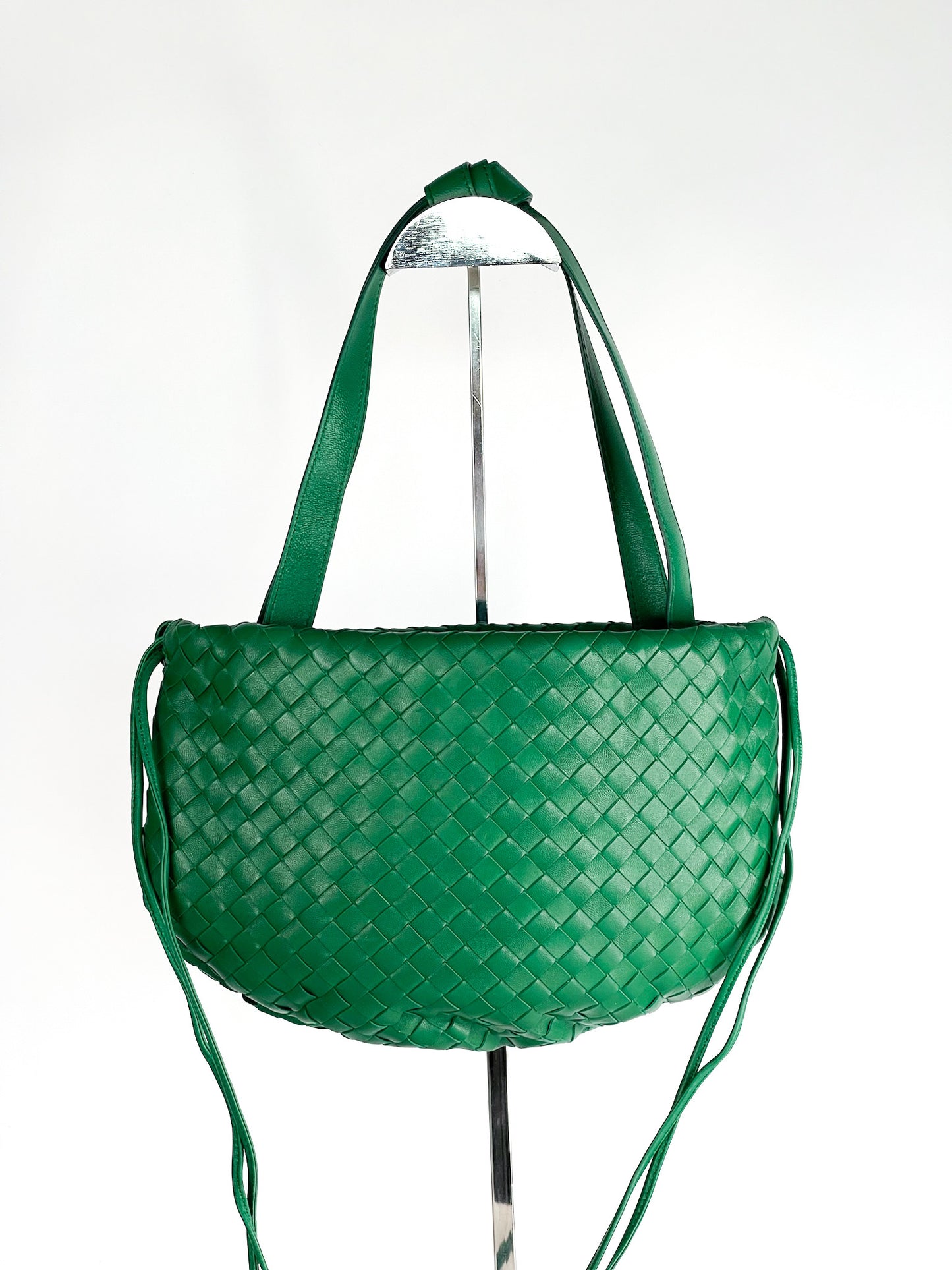Bottega Veneta Intrecciato Bulb Small Bag Green