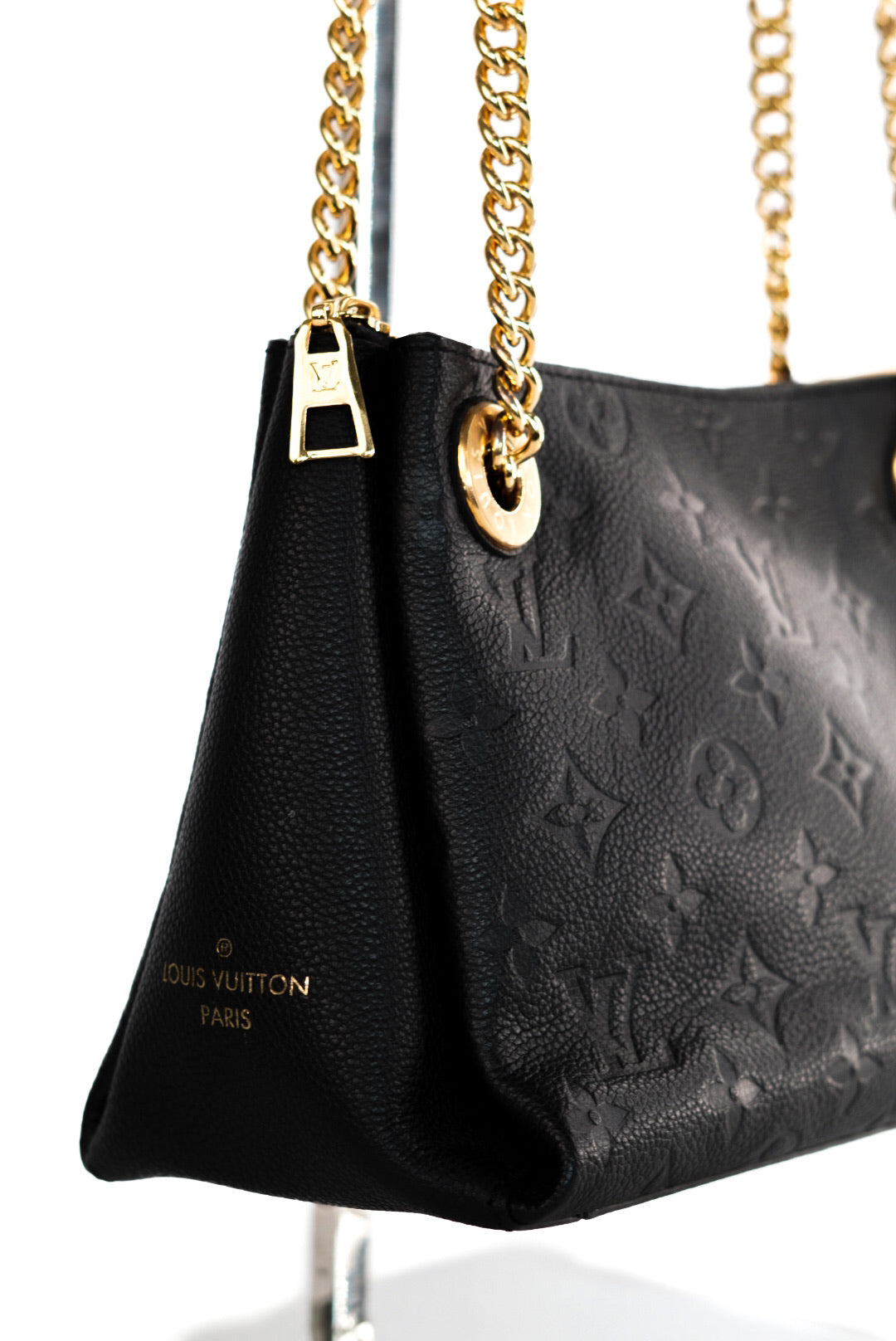 Louis Vuitton Black Monogram Empreinte Leather Surene BB Bag