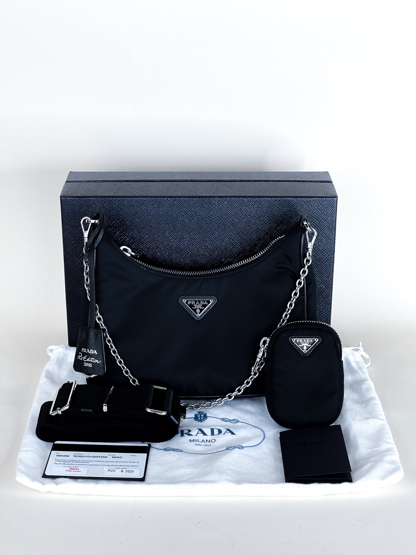 Prada Re-Edition Nylon Multi Pochette