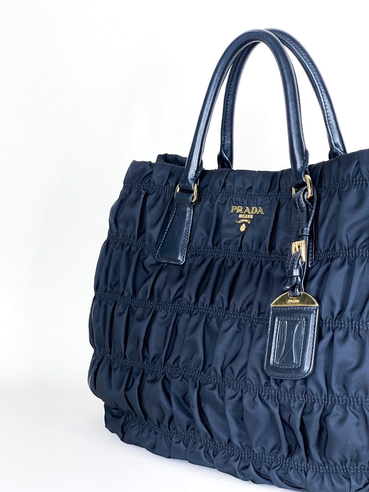 Prada Tessuto Gaufre Tote Bag