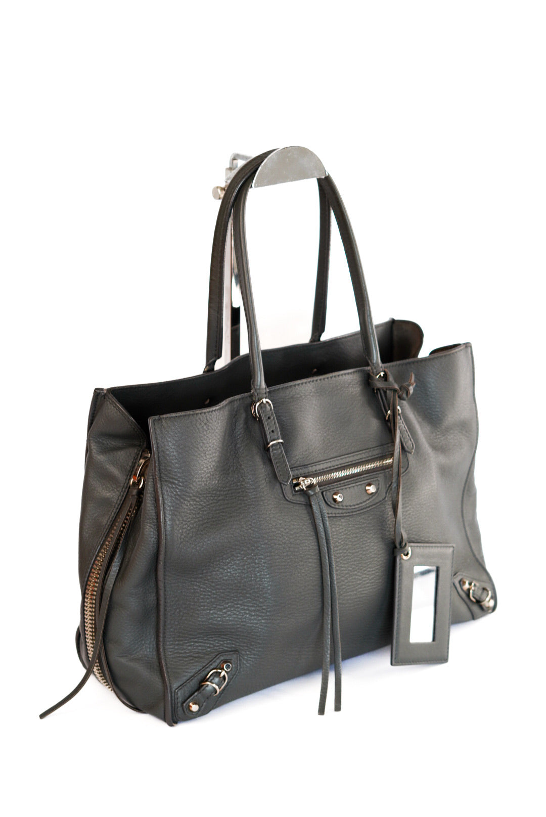 Balenciaga Veau Papier B4 Zip Around Tote