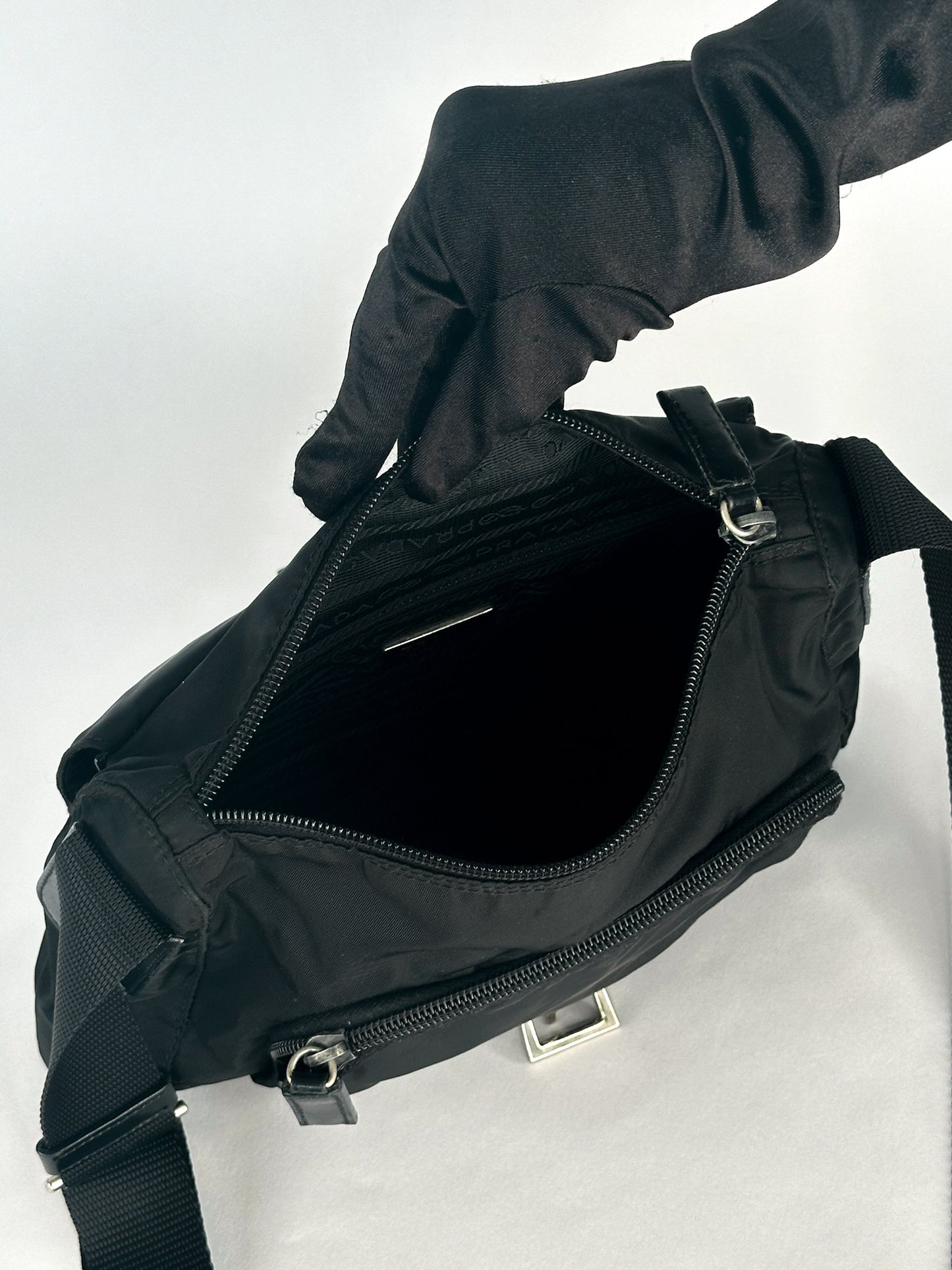 Prada Tessuto Nylon Messenger Bag