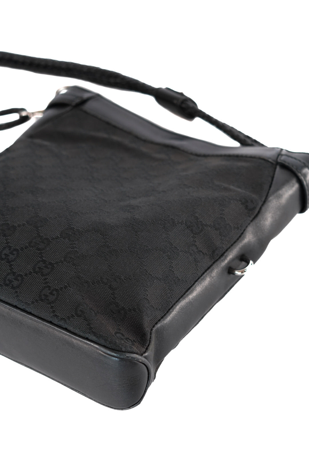 Gucci GG Nylon Flat Messenger Bag