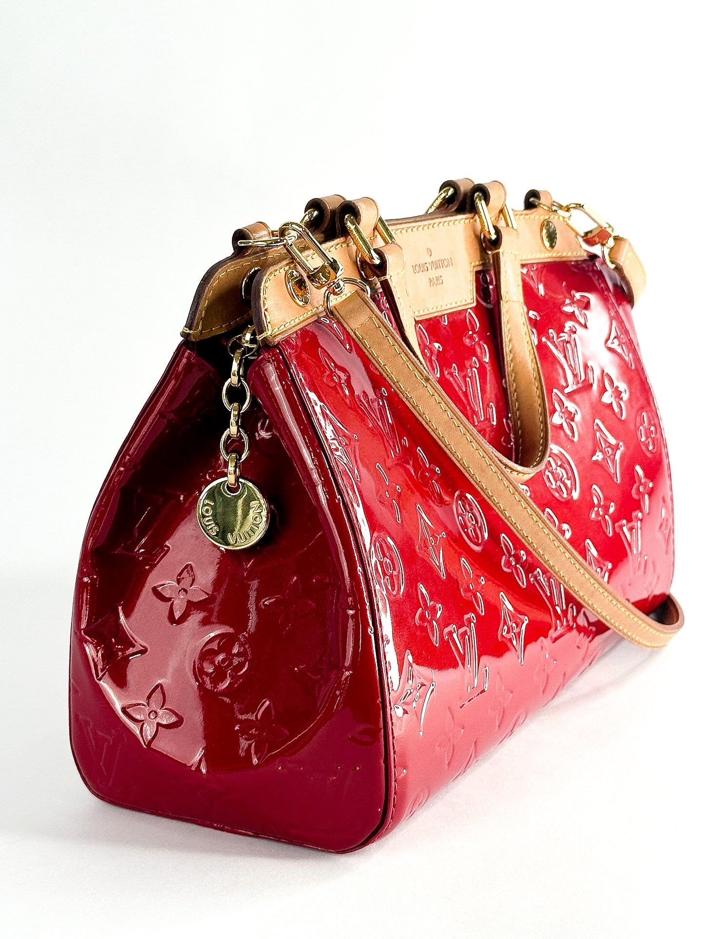 Louis Vuitton Pomme D'Amour Monogram Vernis Brea PM Bag
