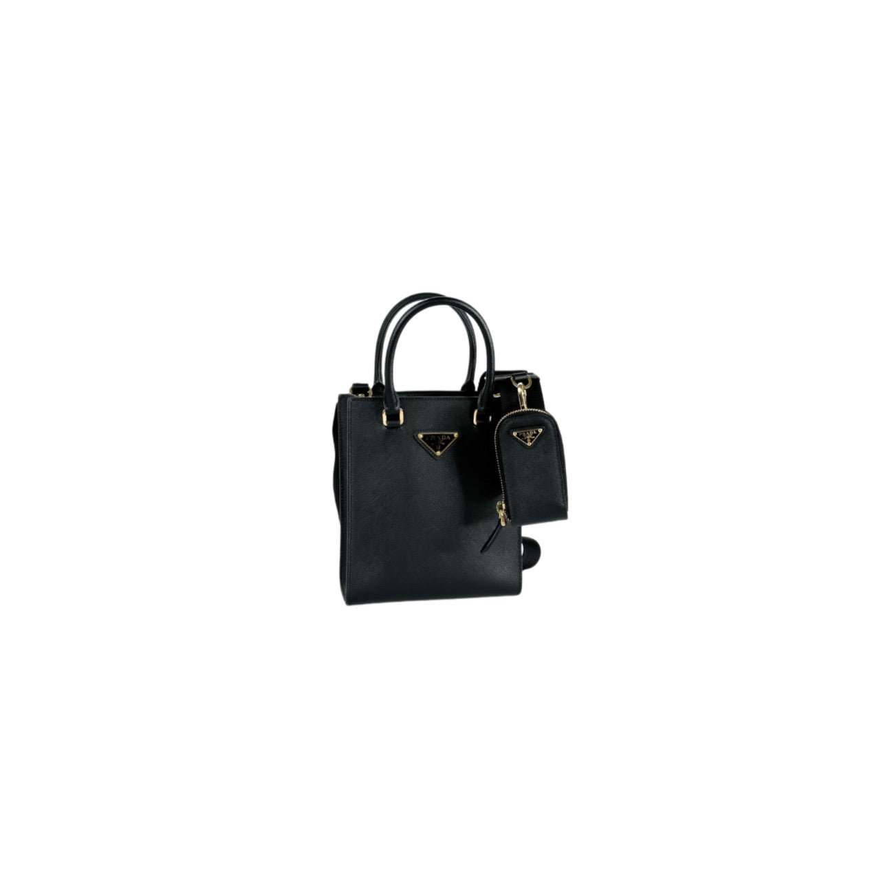 Prada Small Top Handle Bag in Saffiano Leather