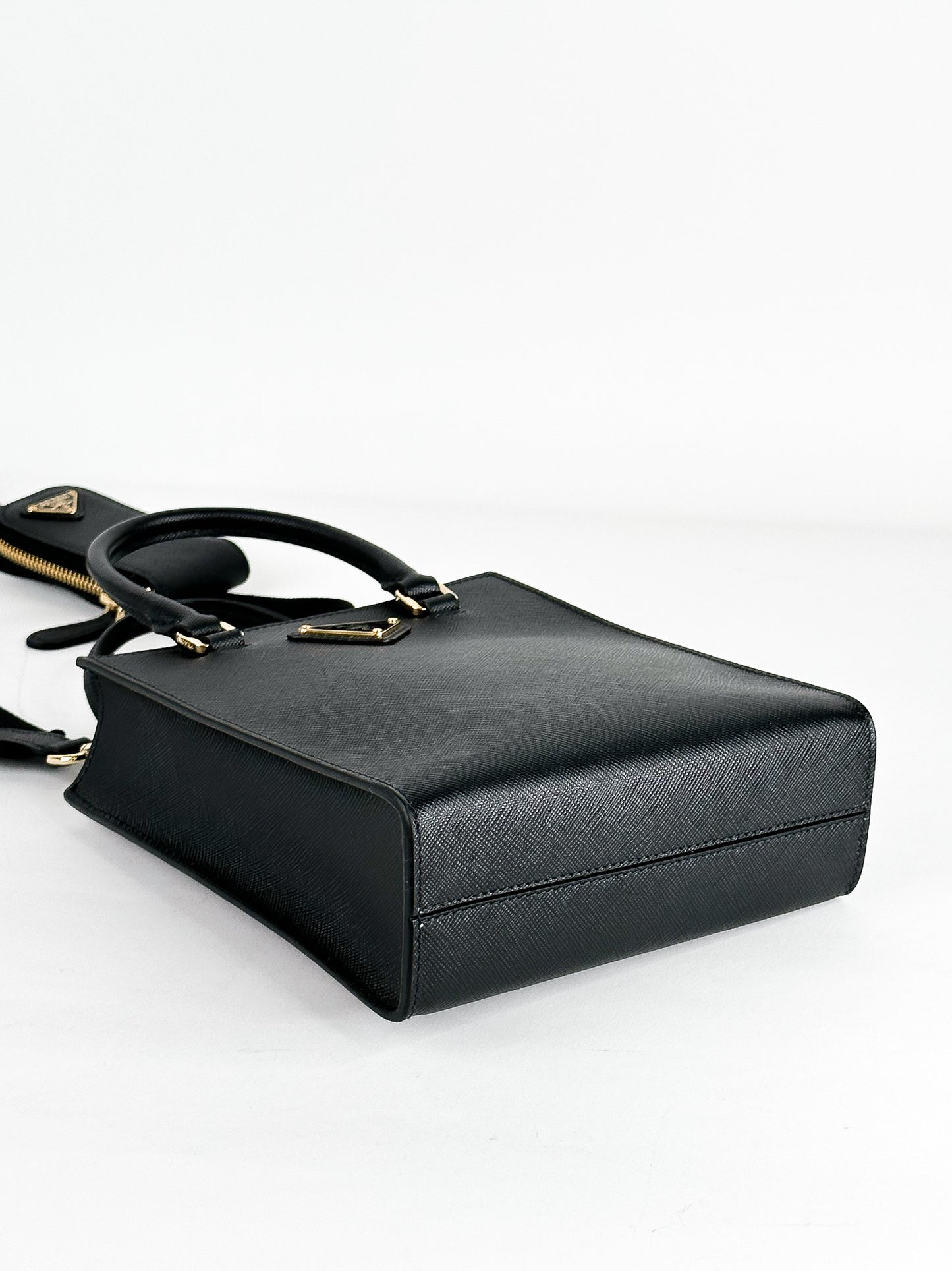 Prada Small Top Handle Bag in Saffiano Leather