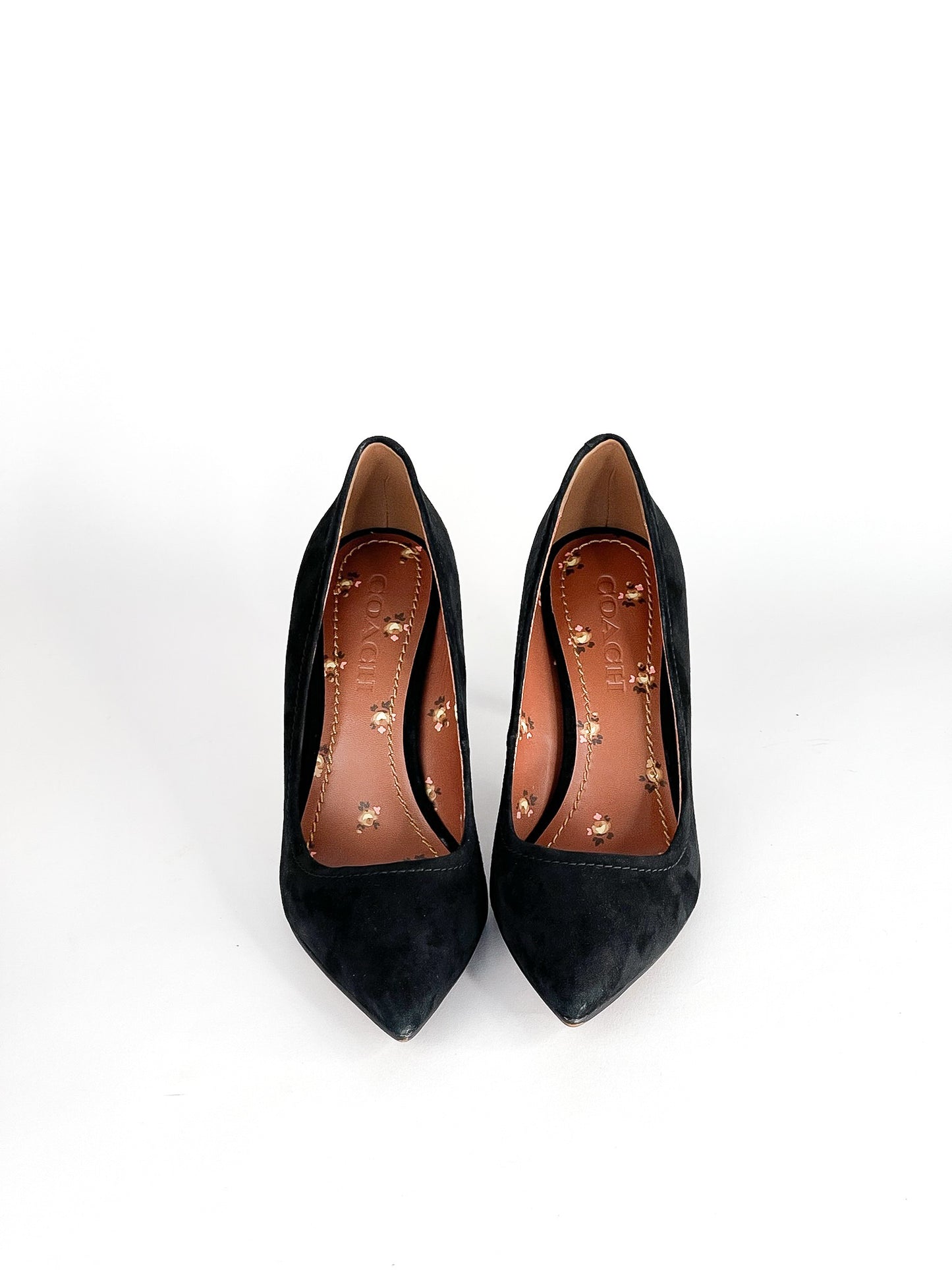 Coach Suede Heels Size 6.5