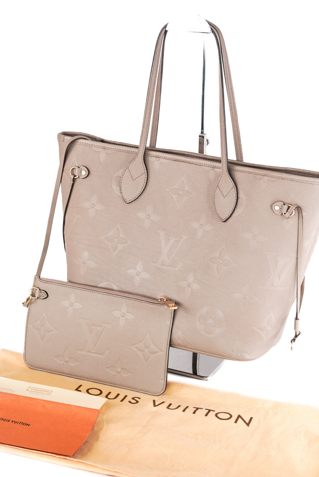 Louis Vuitton Monogram Giant Empreinte Neverfull MM tote bag